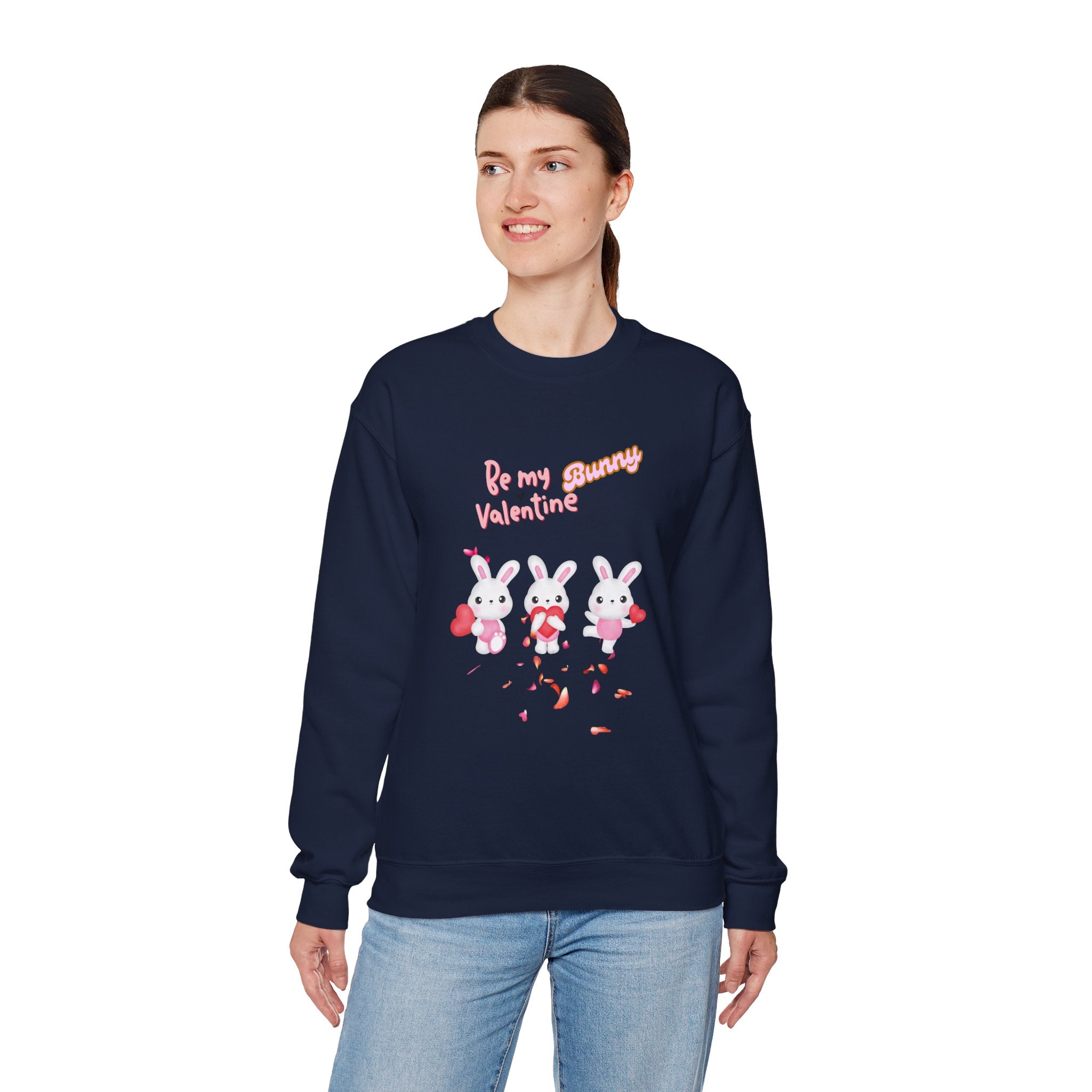 My Bunny Valentine Unisex Heavy Blend™ Crewneck Sweatshirt
