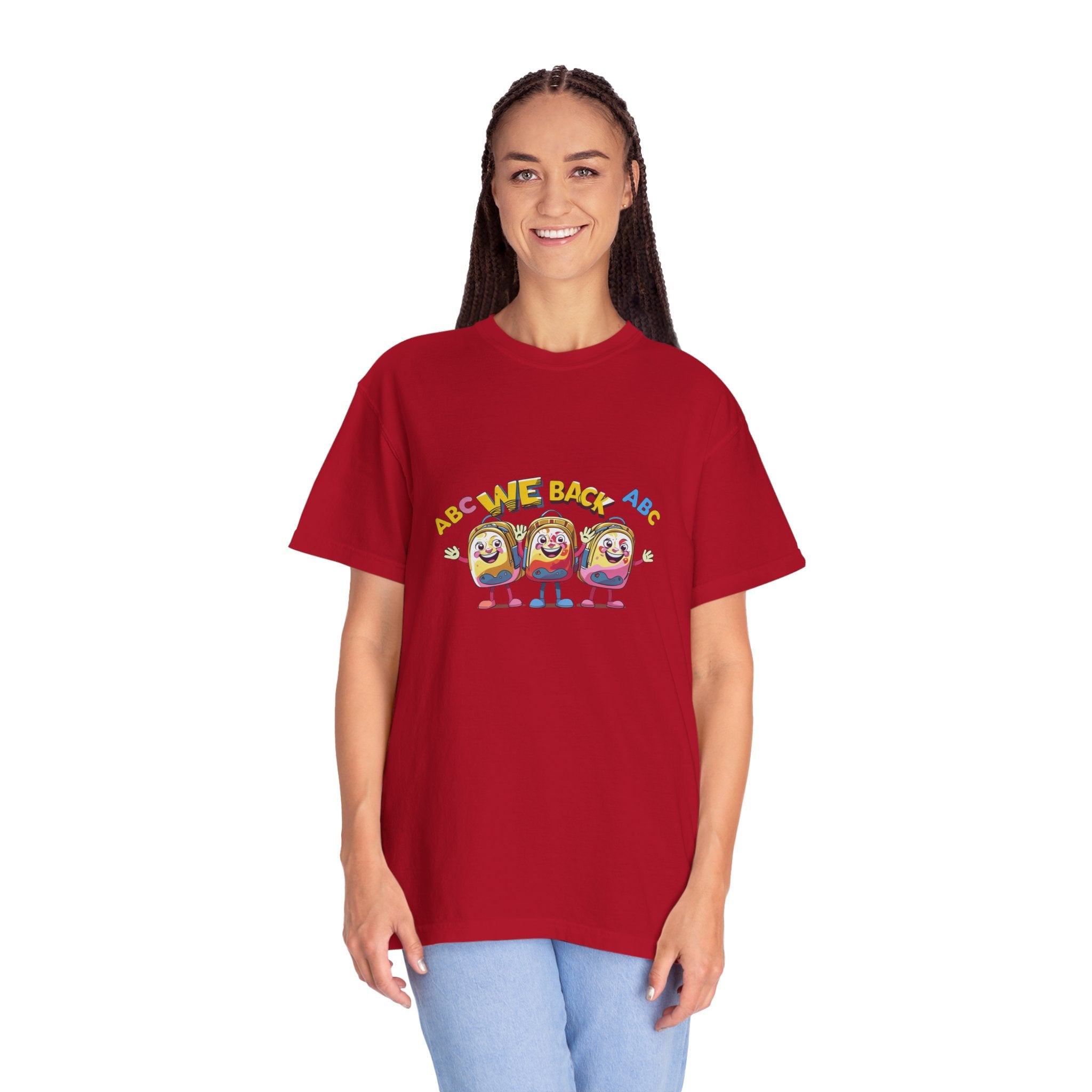 We Back Unisex Garment-Dyed T-shirt