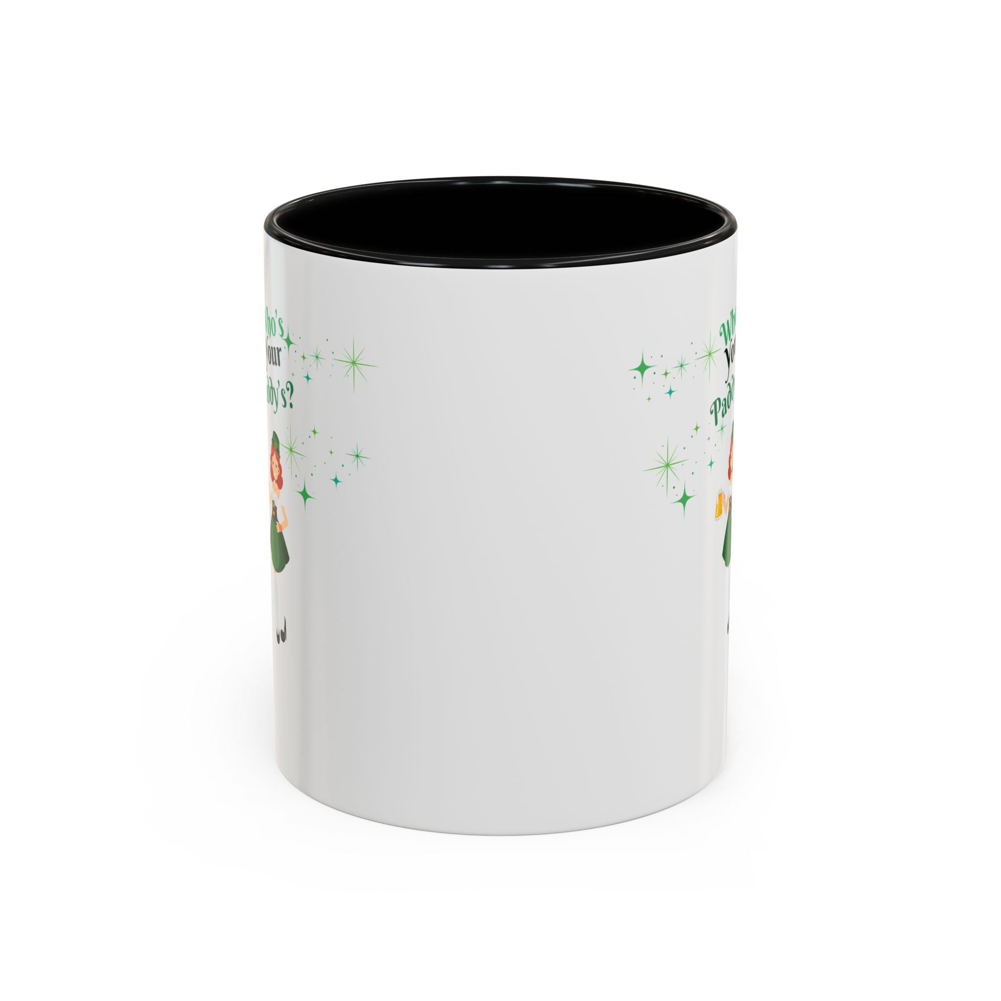 Who's Your Paddy's? Accent Coffee Mug