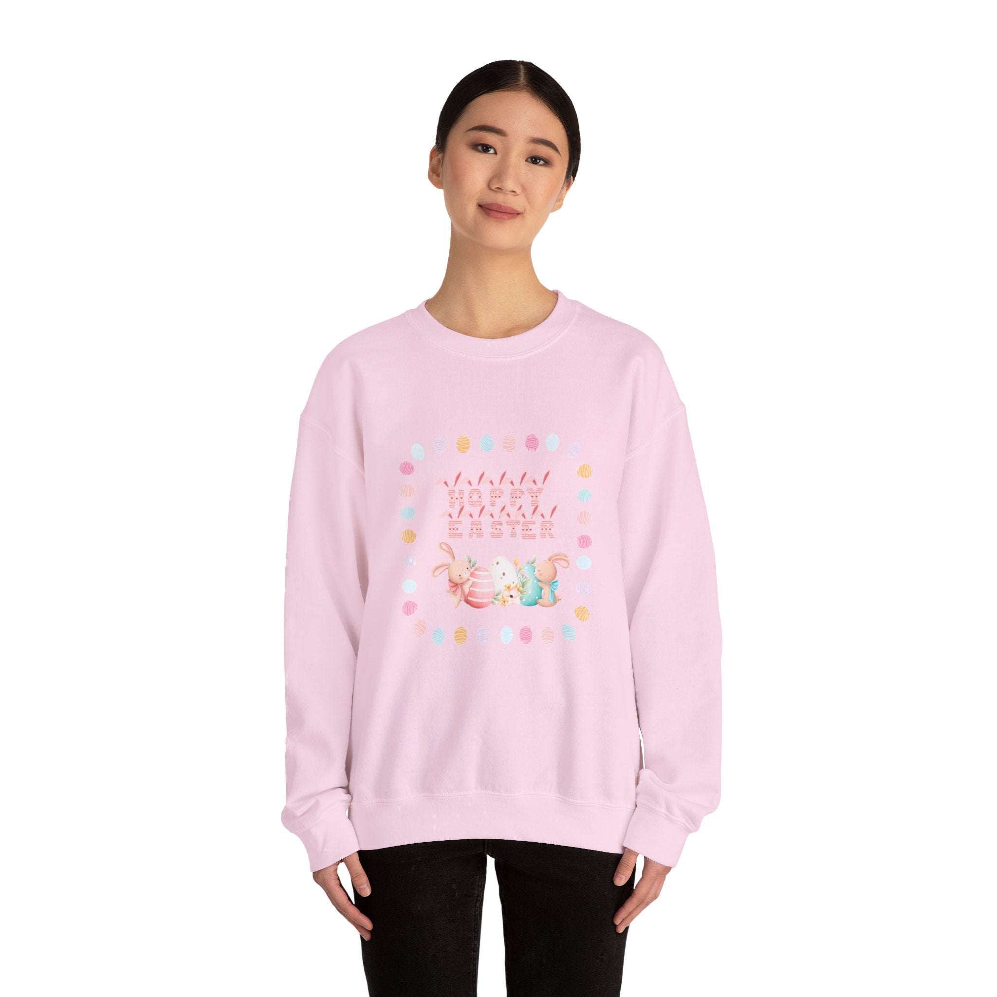 Hoppy Easter Crewneck Sweatshirt  Unisex Heavy Blend