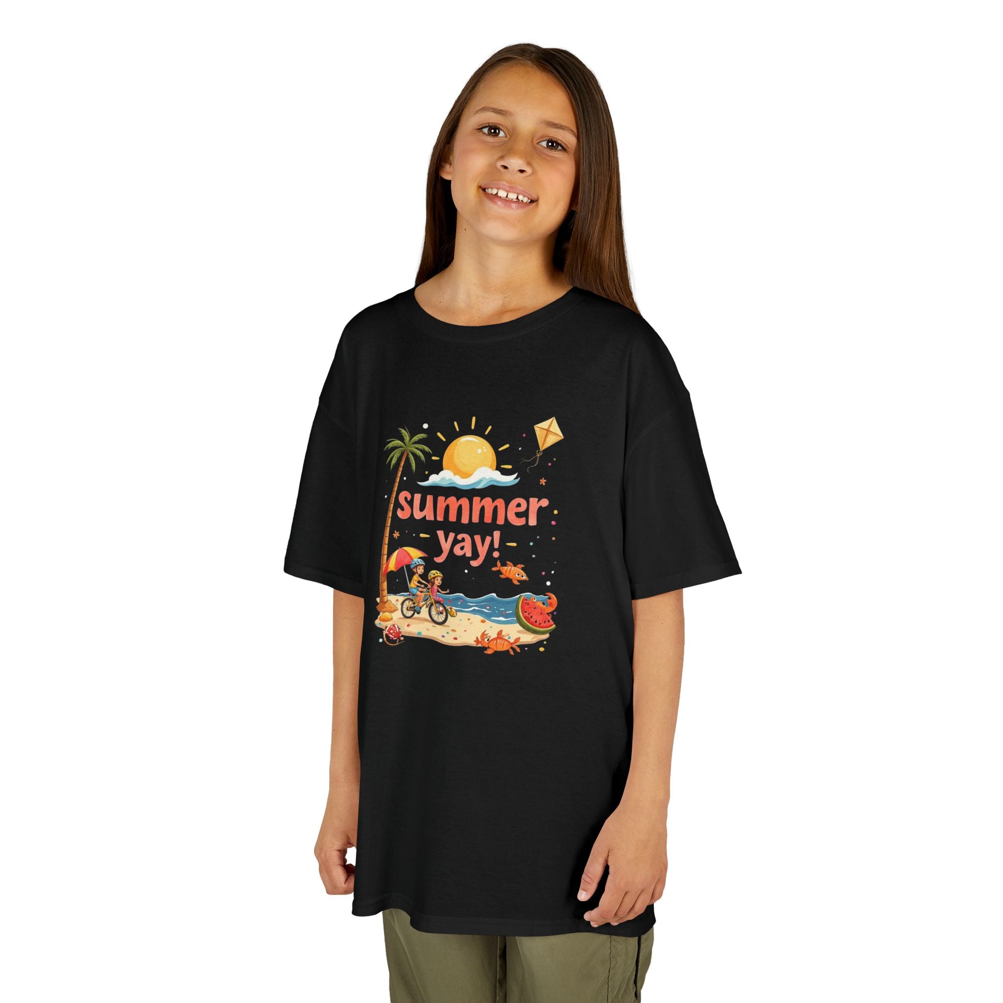 Summer Yay! Tee Kid's Heavy Cotton