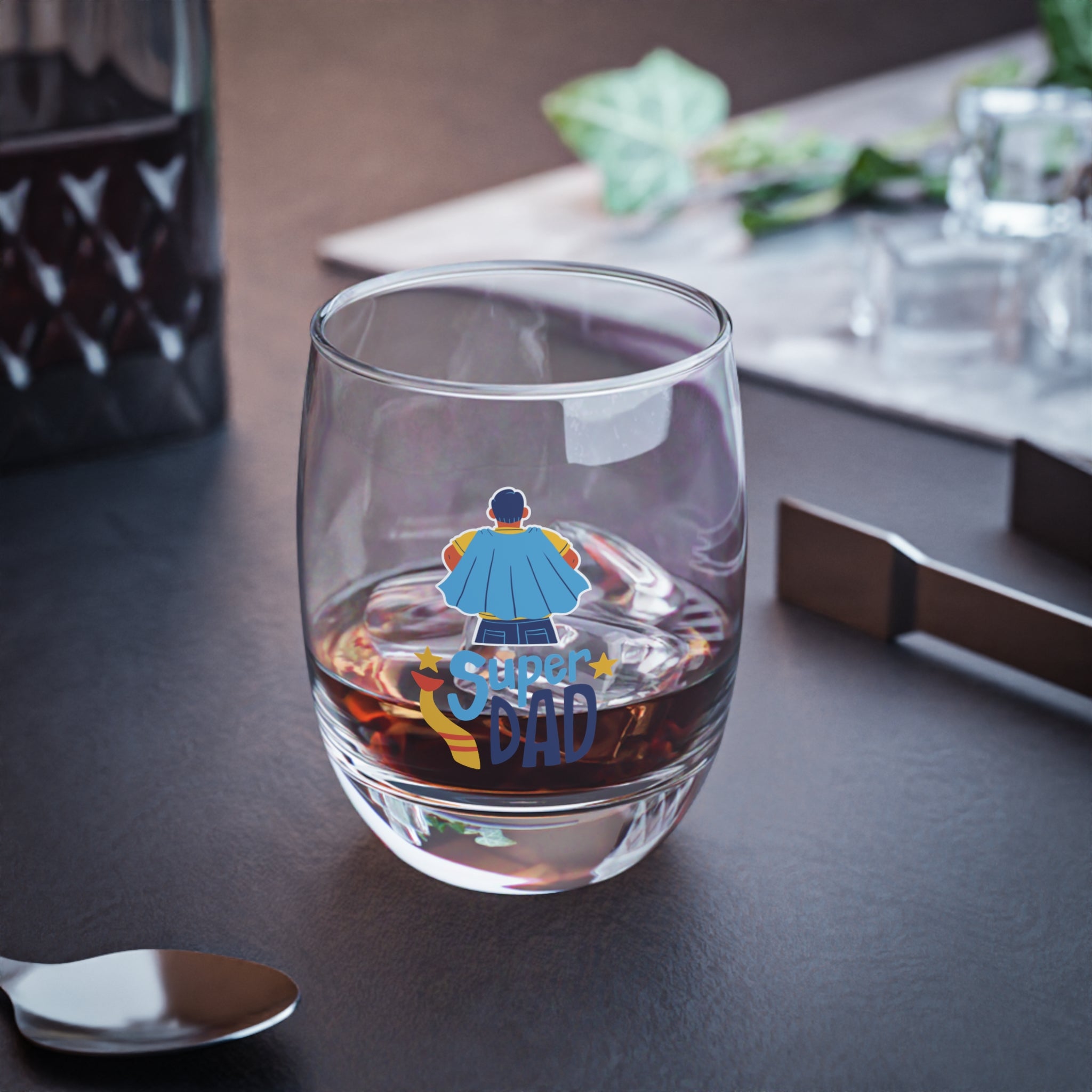 Super Dad Whiskey Glass