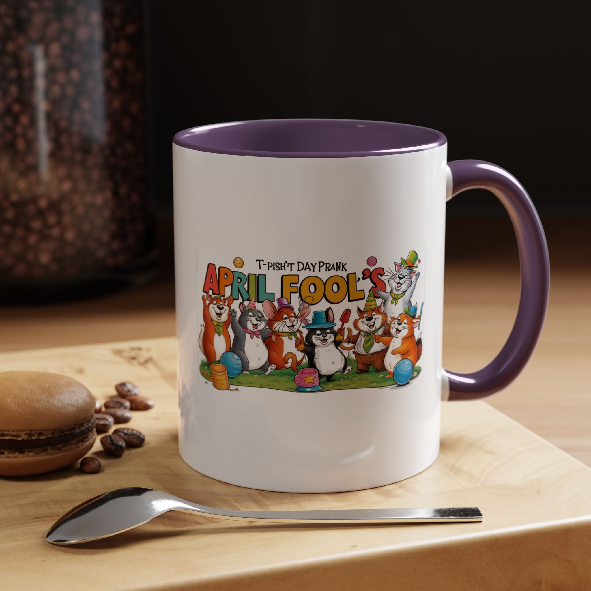 T-Pish'-T Day Prank Accent Coffee Mug