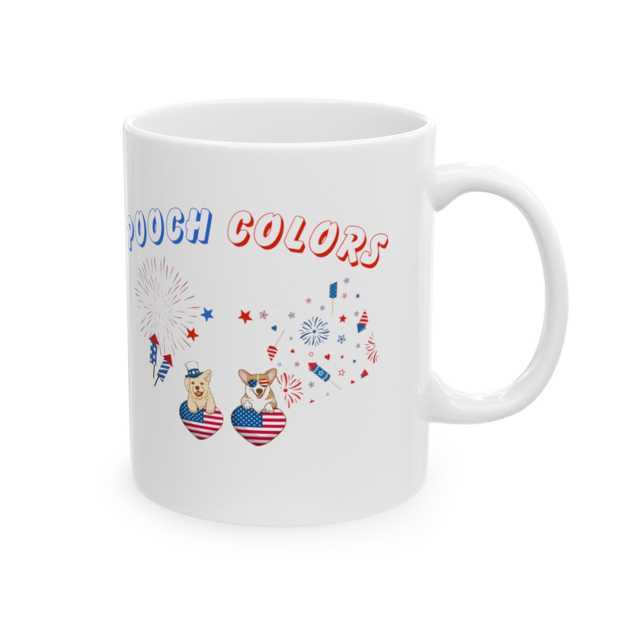 Pooch Colors Ceramic Mug, (11oz, 15oz)