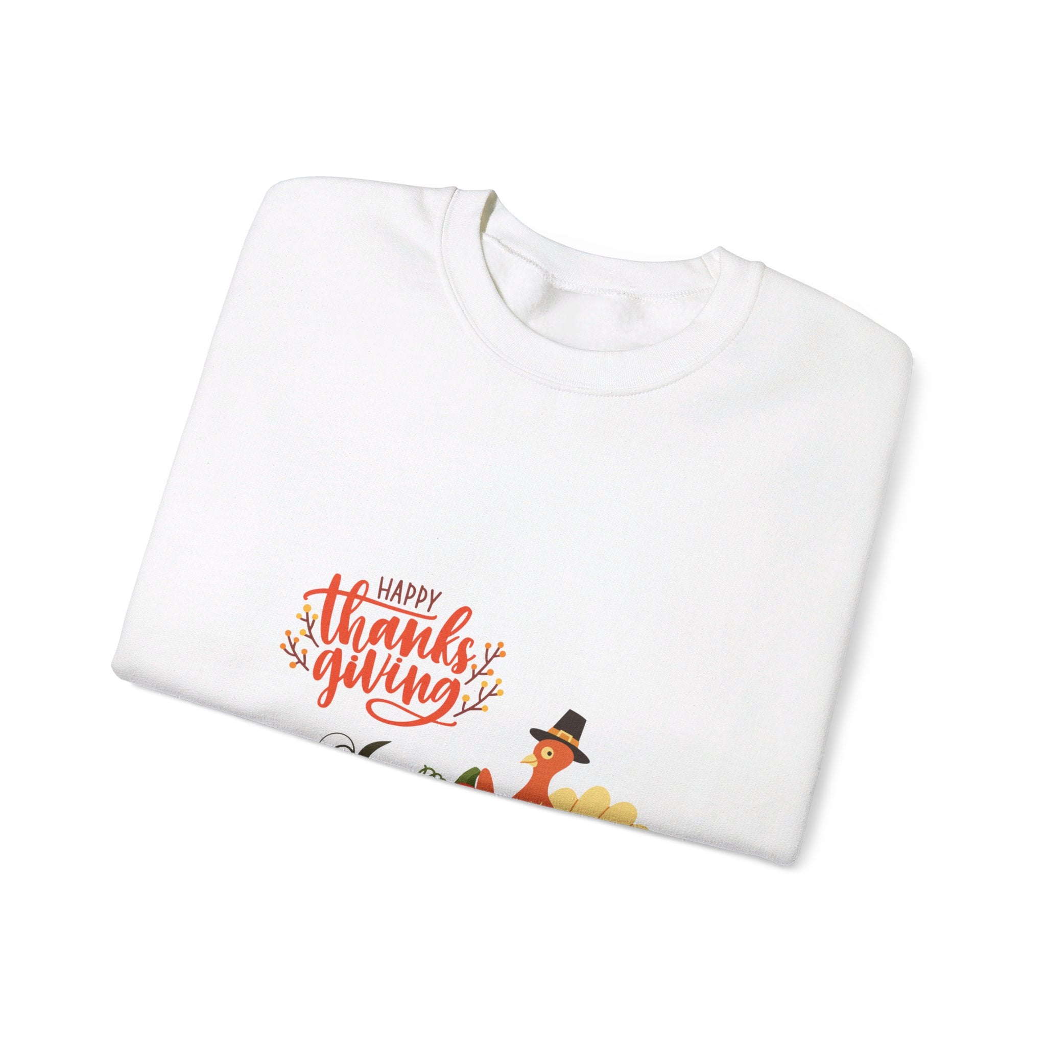Happy Thanksgiving Turkey Unisex Heavy Blend™ Crewneck Sweatshirt