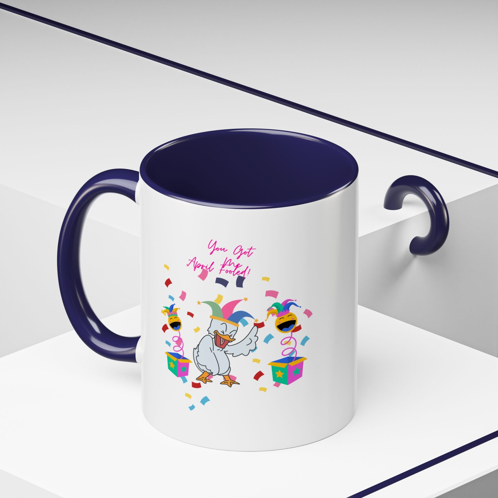 You Got Me April Fooled! Accent Coffee Mug
