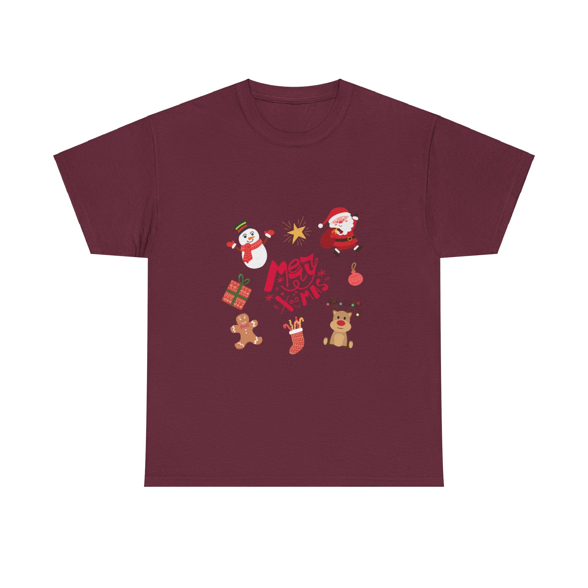 Merry Christmas Crew Unisex Heavy Cotton Tee