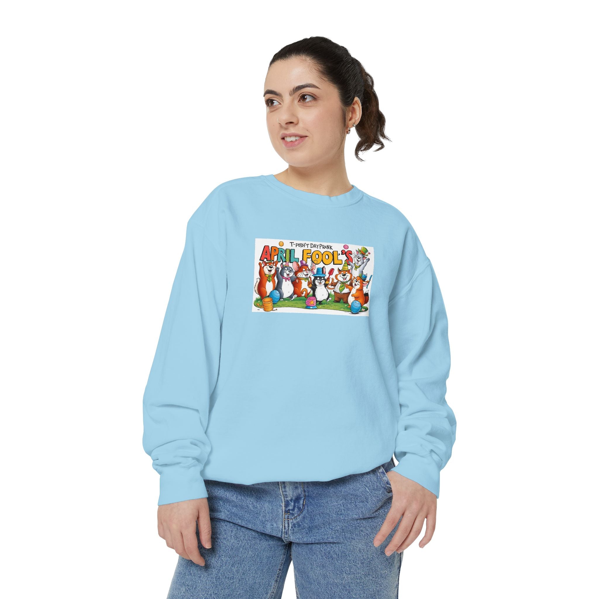 T-Pish'-T Day Prank Cartoon Sweatshirt