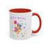 Little Miss April Fool's  Day Accent Coffee Mug - Fun & Whimsical 11oz/15oz