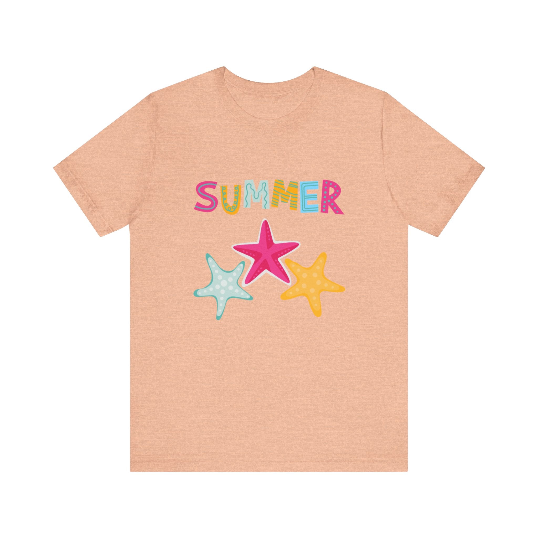 Summer Starfish Unisex Jersey Short Sleeve Tee