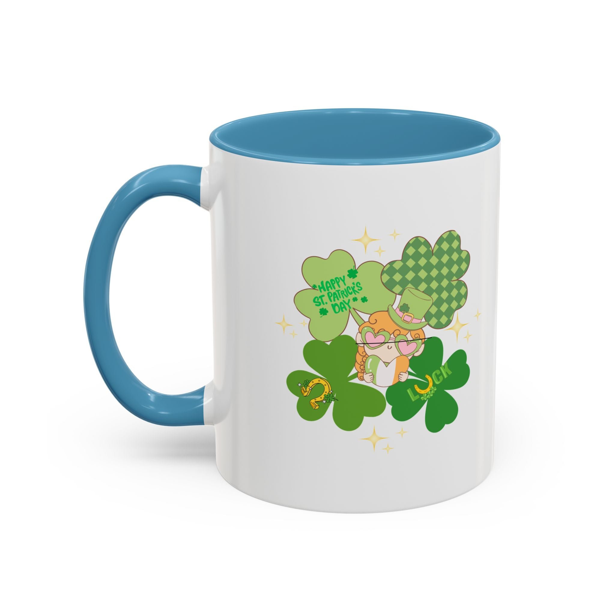 Retro St. Paddy's Day Accent Coffee Mug - 11oz & 15oz