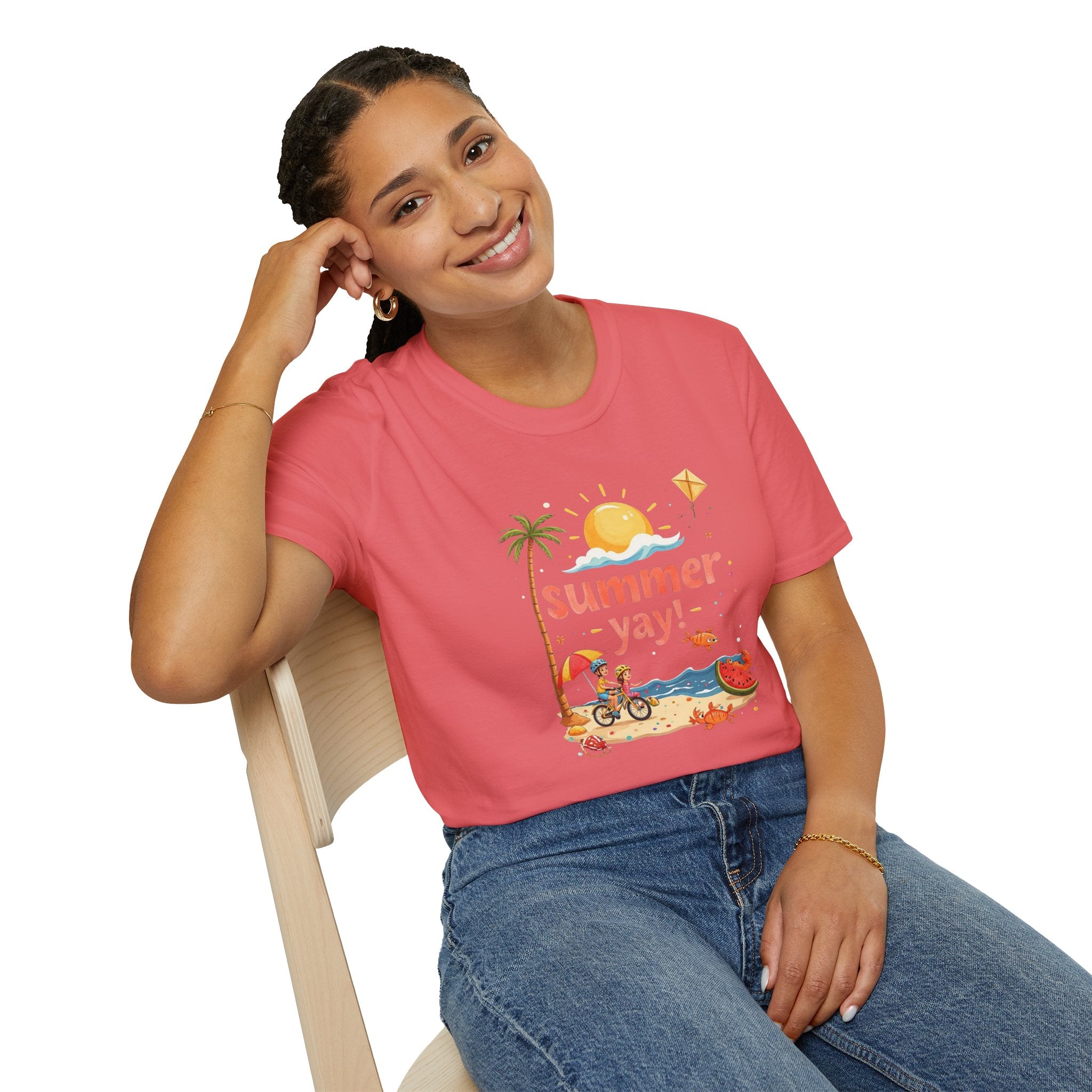 Summer Yay! T-Shirt - Unisex Softstyle Tee