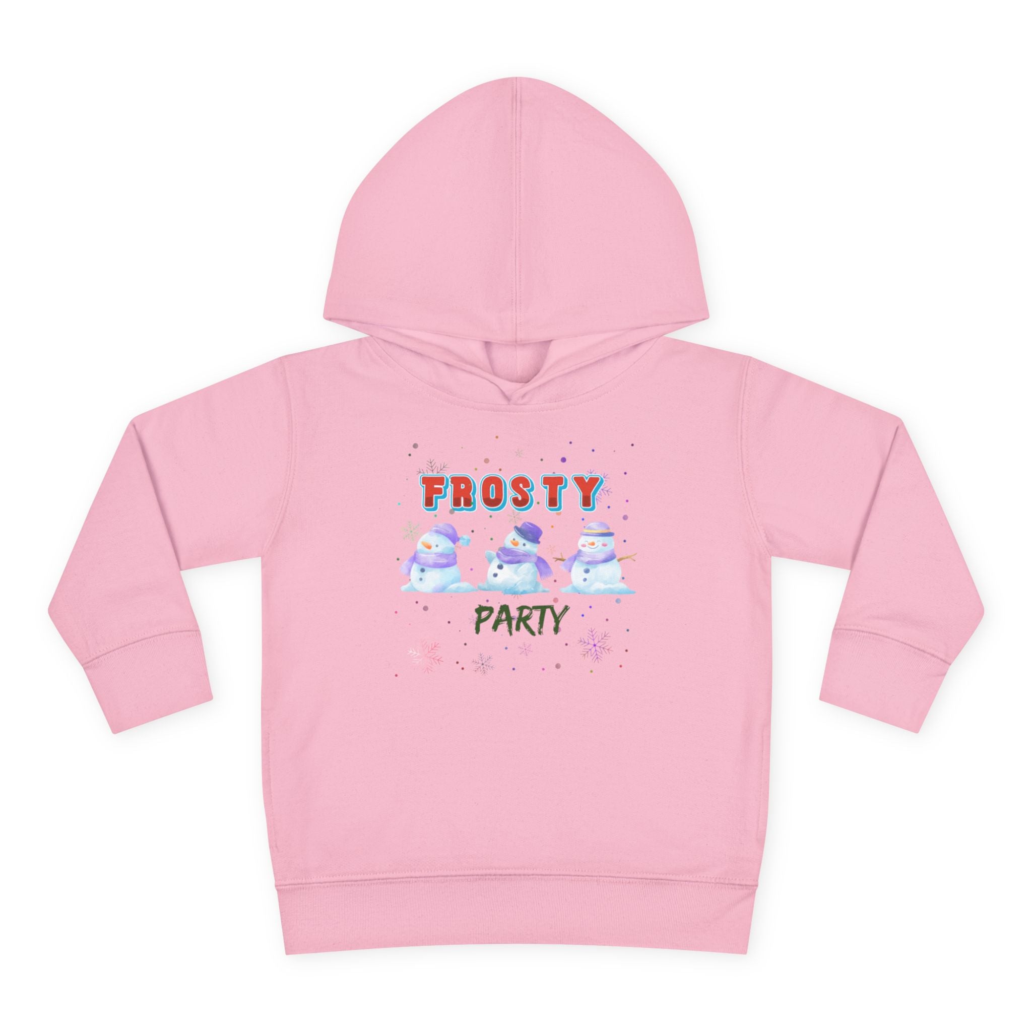 Frosty Party Toddler Pullover Fleece Hoodie