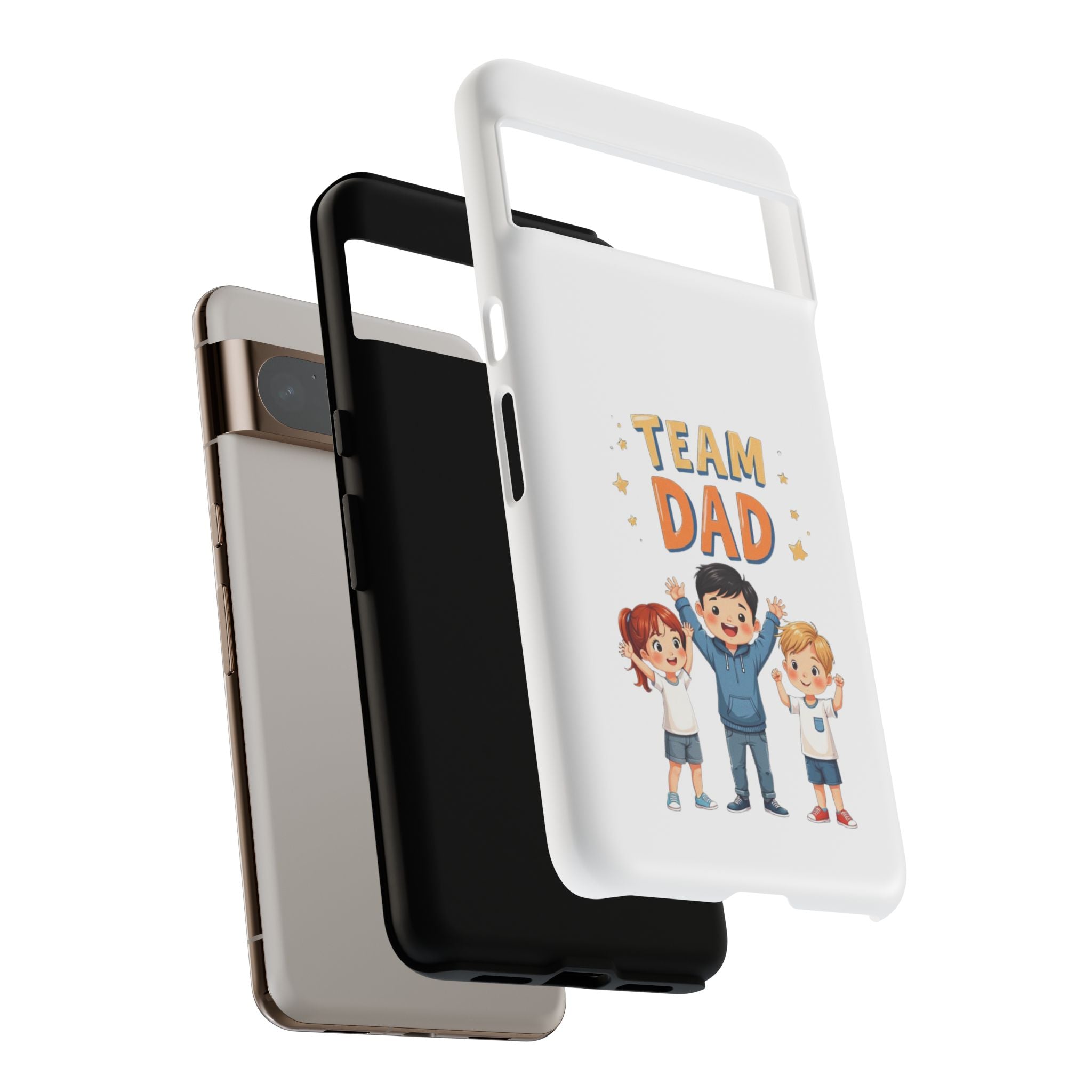 Team Dad Phone Case, Fun Gift for Fathers, Durable Phone Protector, Cute Dad Team Merchandise, Father's Day Special