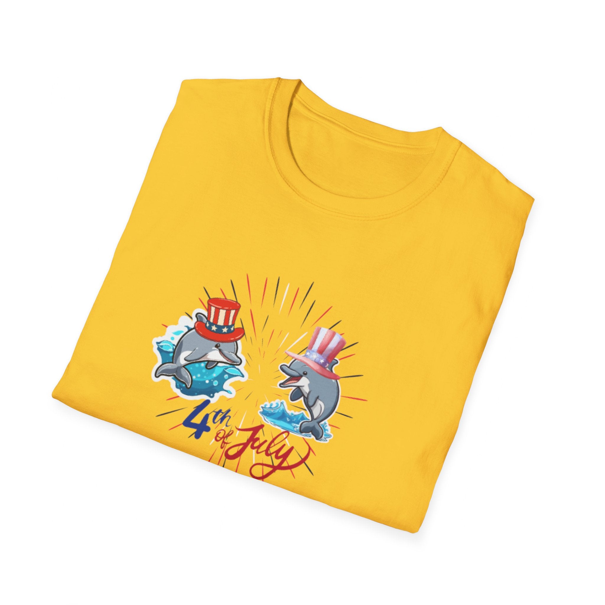 Splash 4th Of July Unisex Softstyle T-Shirt