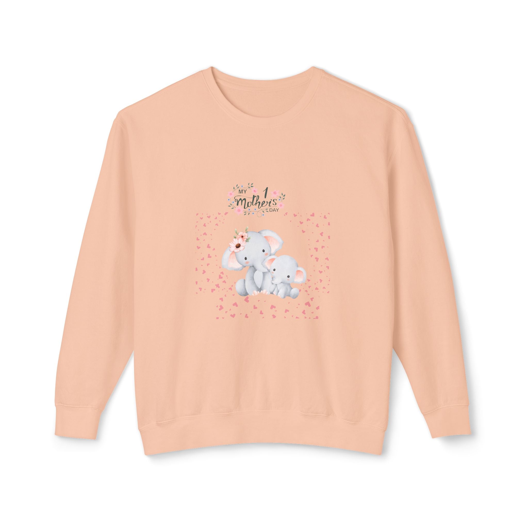 My 1st Mother's Day Unisex Lightweight Crewneck