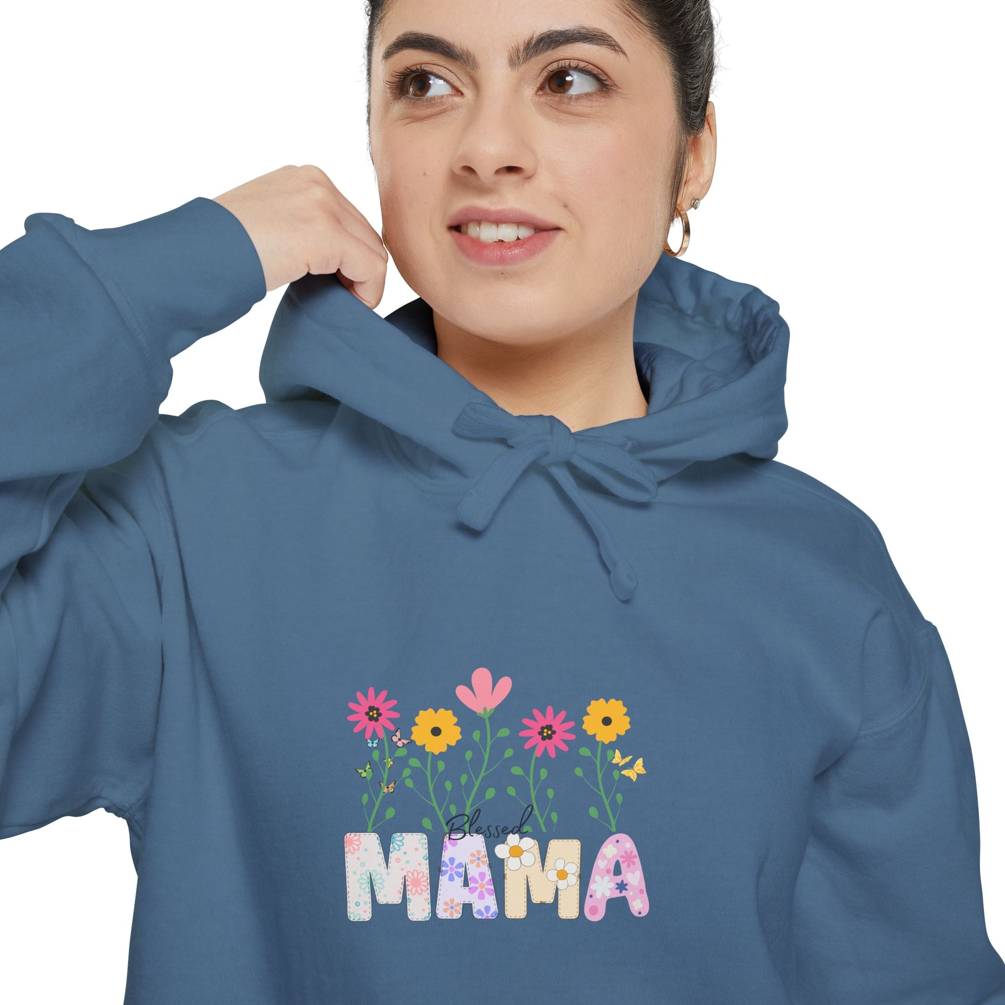 Blessed Mama Unisex Garment-Dyed Pullover