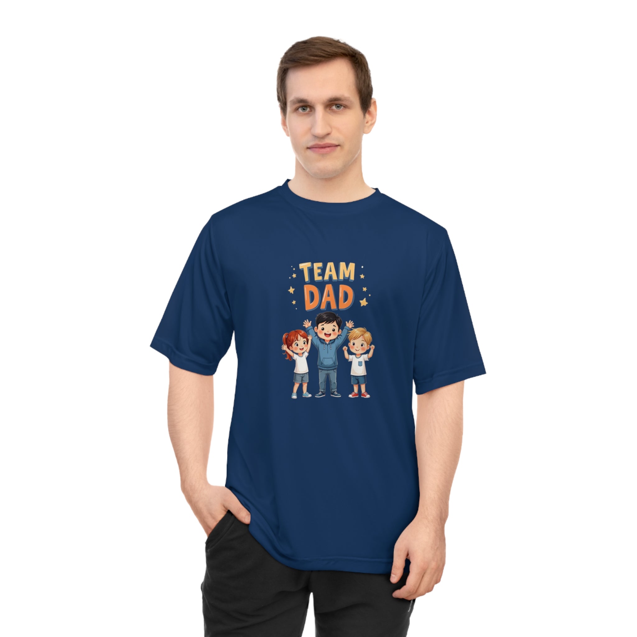 Team Dad Unisex Performance T-Shirt, Father's Day Gift