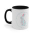 Happy Easter Rabbit Day Accent Coffee Mug, 11oz