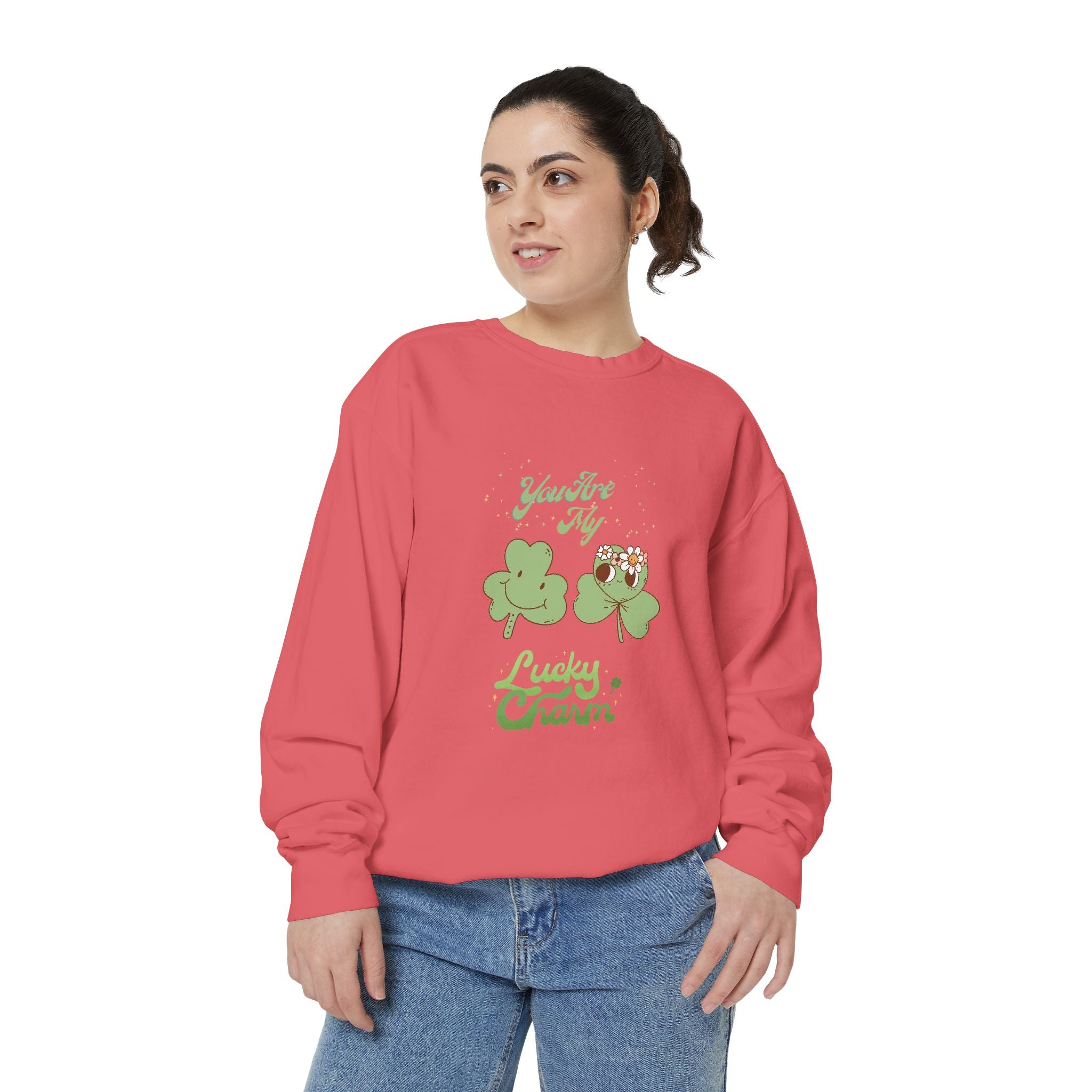 You're My Lucky Charm Sweatshirt - Unisex Garment-Dyed for St. Patrick's Day