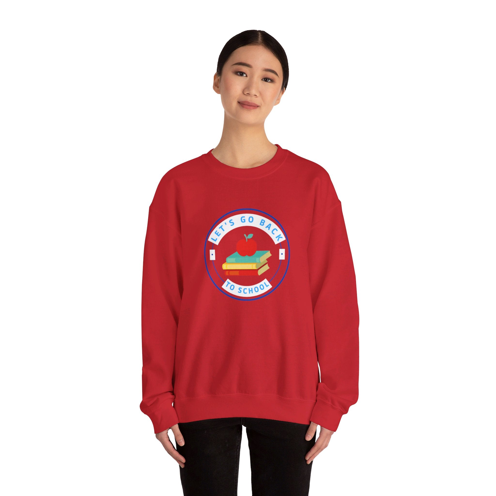 Let's Go Back To School Unisex Heavy Blend™ Crewneck Sweatshirt