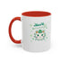 Kiss Me I'm Irish Cat  Accent Mug