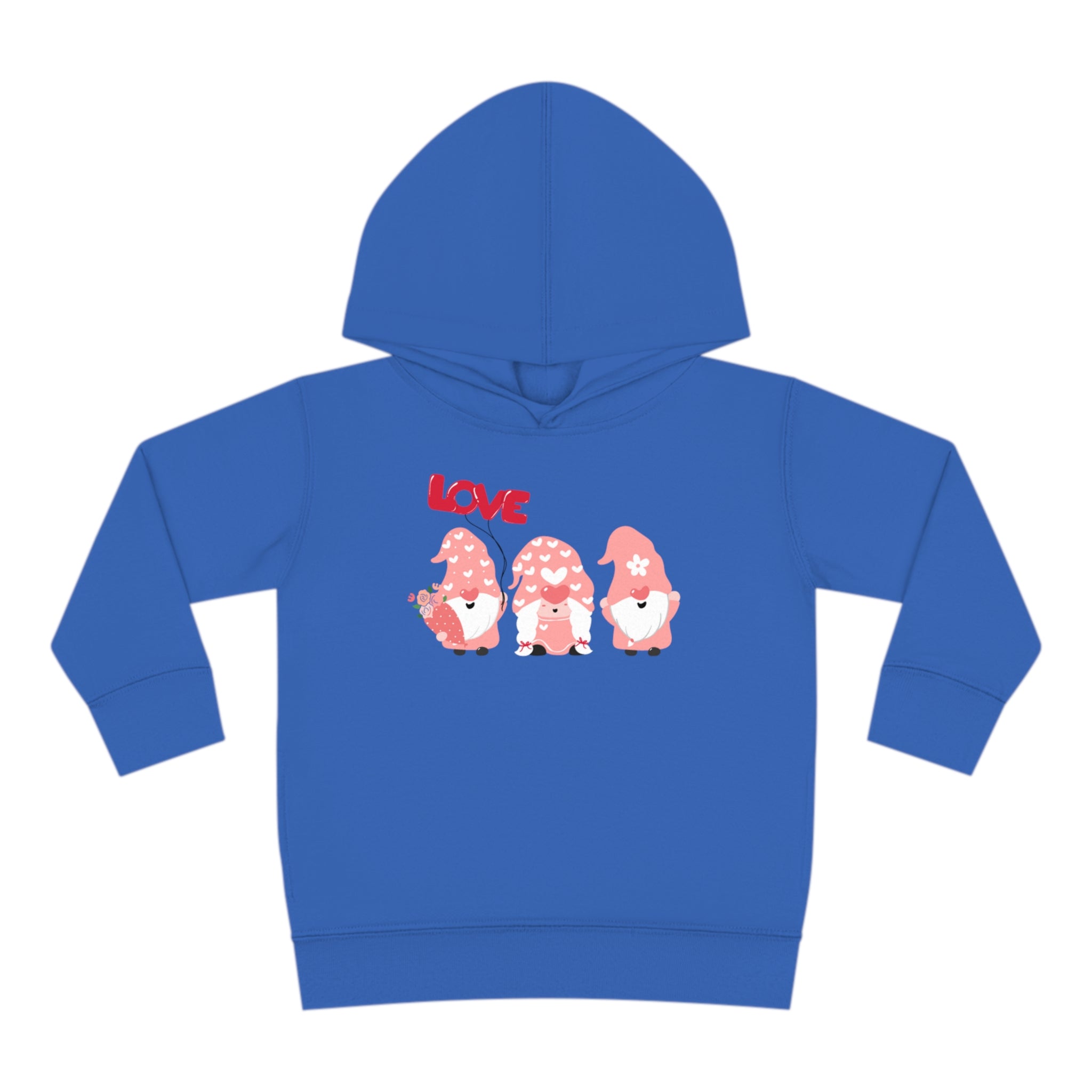 Love Gnome Day Toddler Pullover Fleece Hoodie