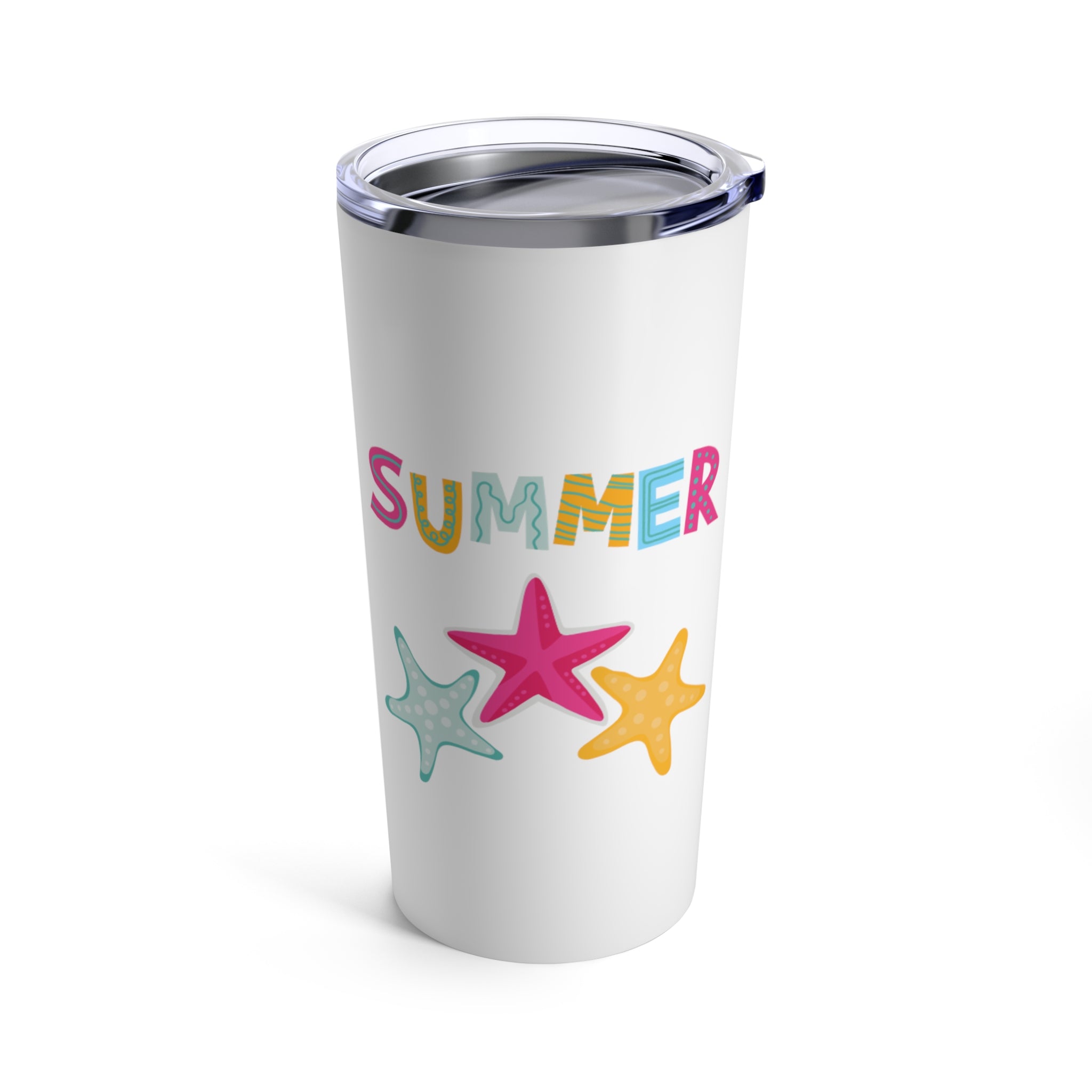 Summer Starfish Tumbler 20oz