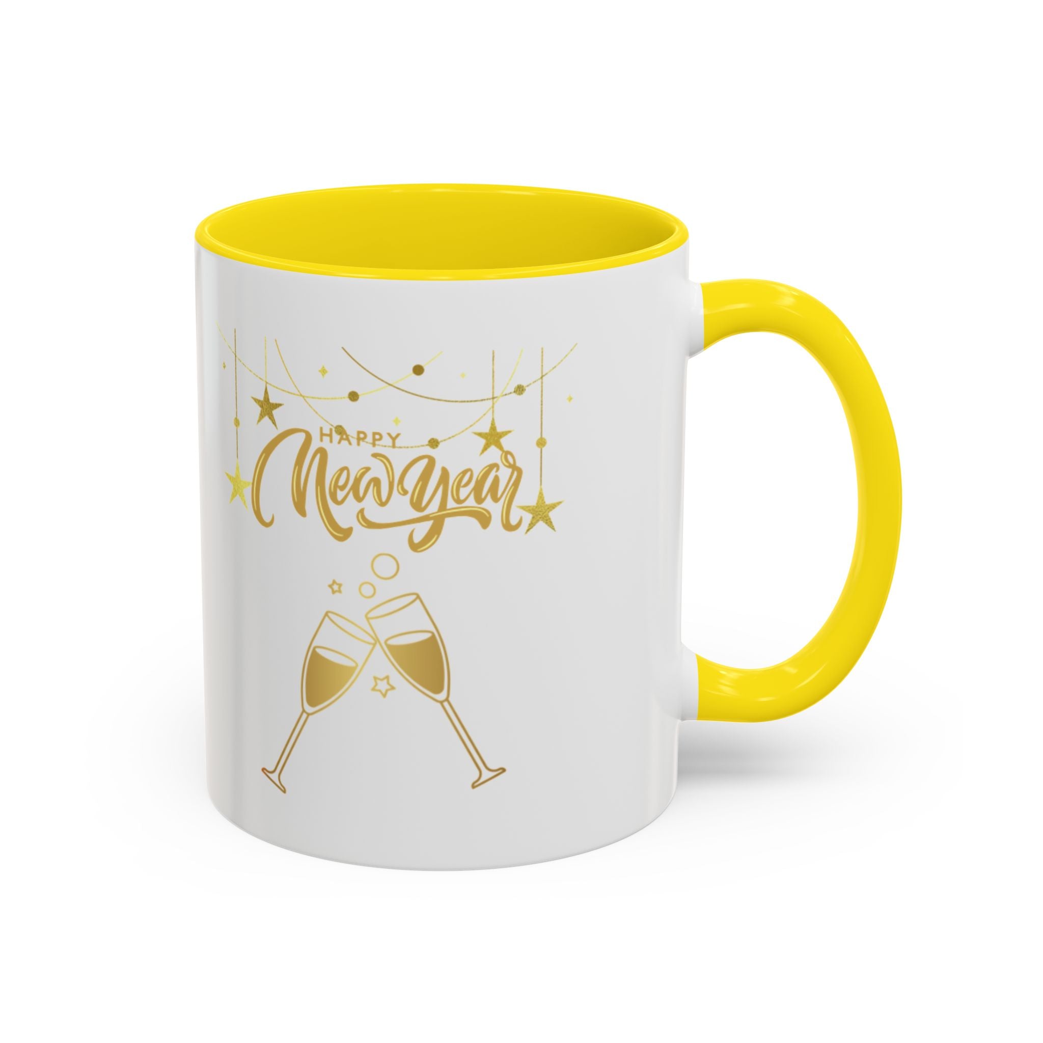 Happy New Year Accent Coffee Mug (11, 15oz)