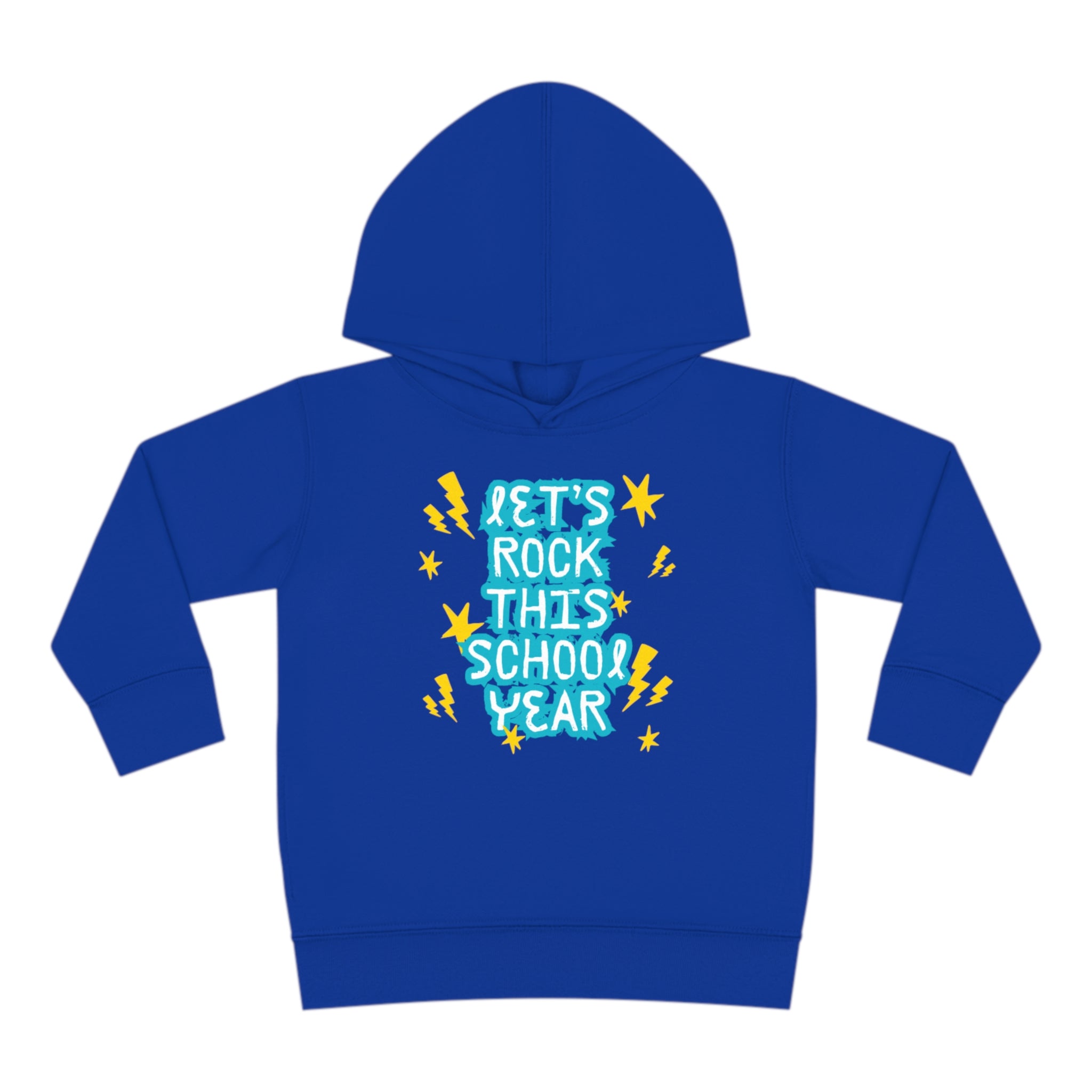 Let's Rock This School Year Toddler Pullover Fleece Hoodie