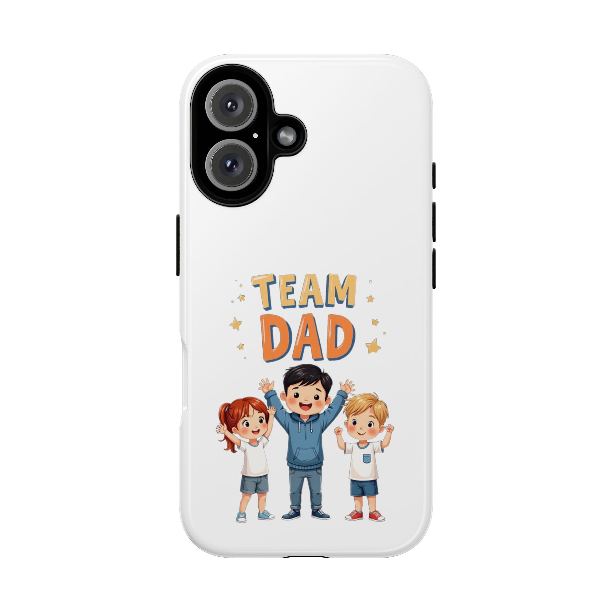 Team Dad Phone Case, Fun Gift for Fathers, Durable Phone Protector, Cute Dad Team Merchandise, Father's Day Special