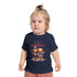 Happy 4th of July Teddy Bear Couple Baby Short T-Shirt
