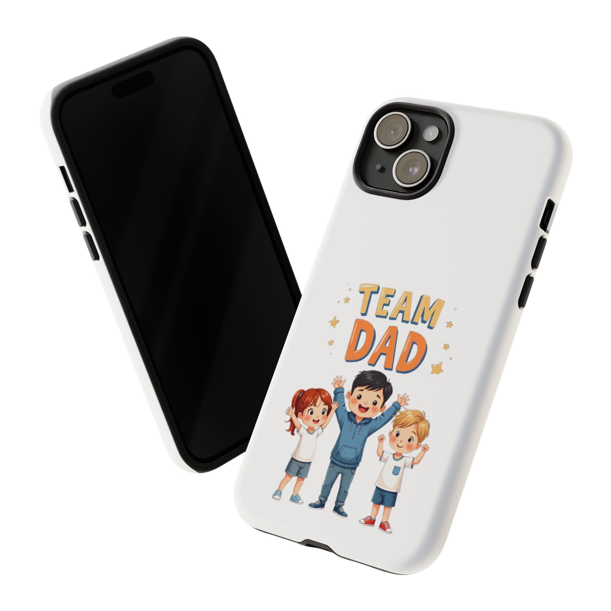Team Dad Phone Case, Fun Gift for Fathers, Durable Phone Protector, Cute Dad Team Merchandise, Father's Day Special