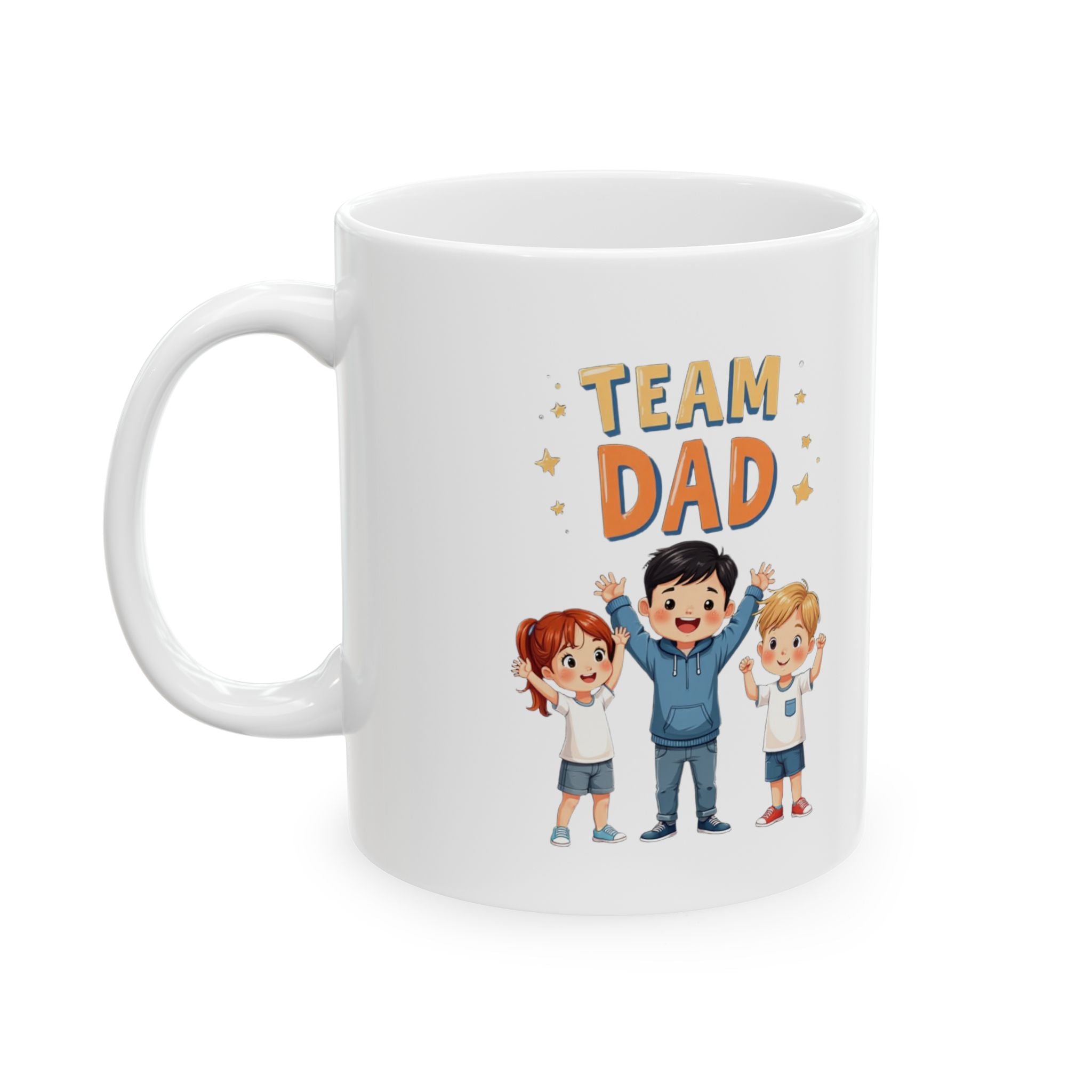 Team Dad Ceramic Mug 11oz and 15oz Options