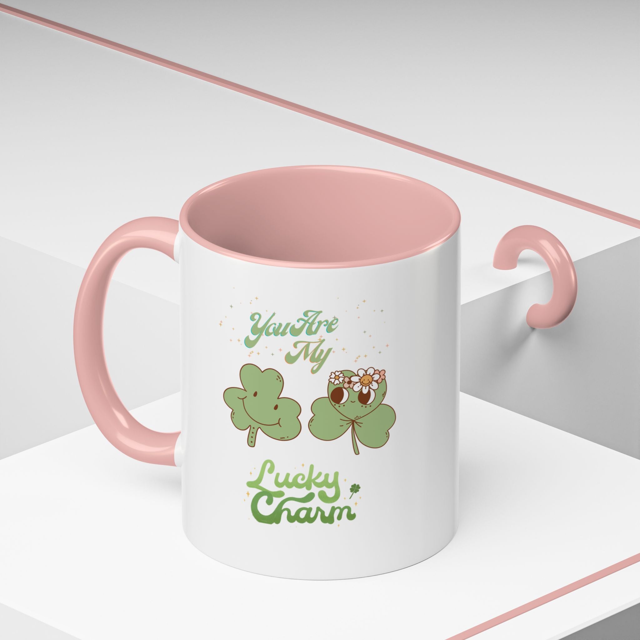 You're my Lucky Charm Accent Coffee Mug - St. Patrick's Day Gift