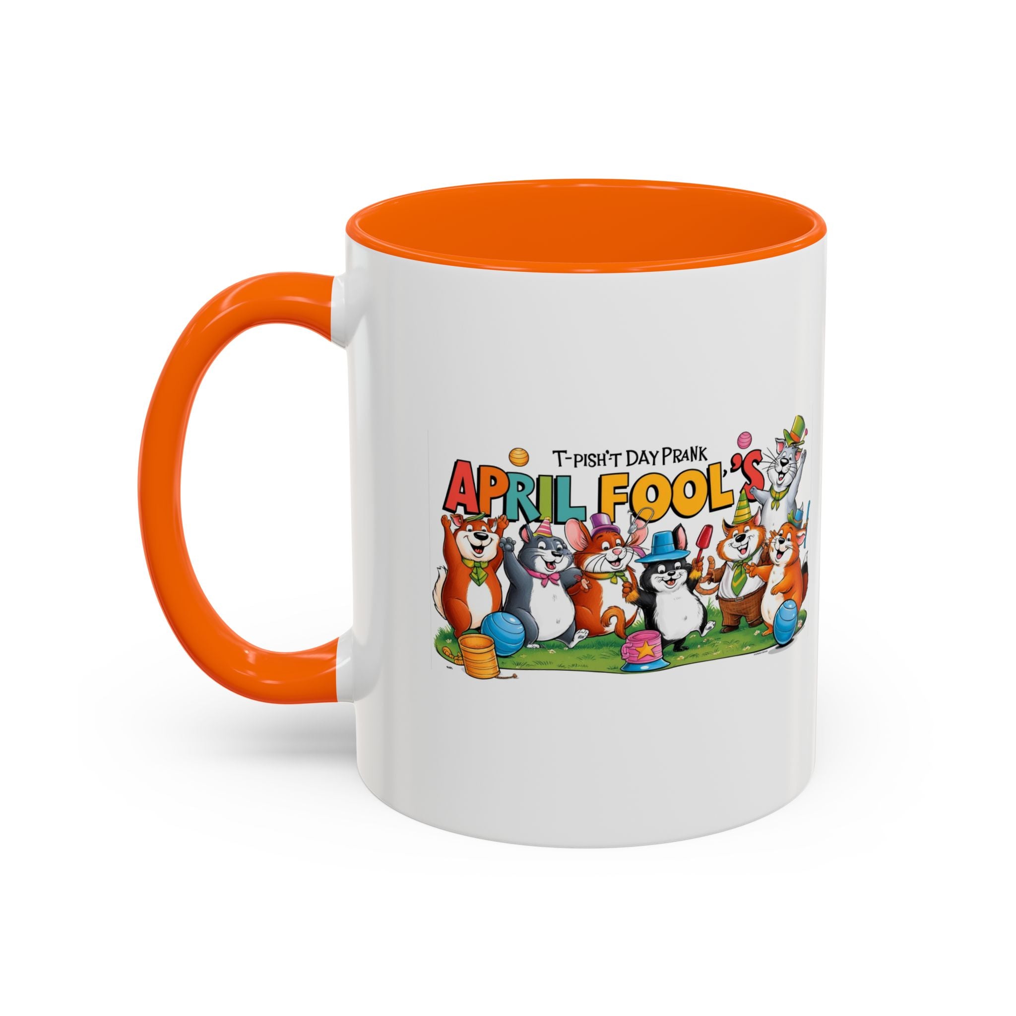 T-Pish'-T Day Prank Accent Coffee Mug
