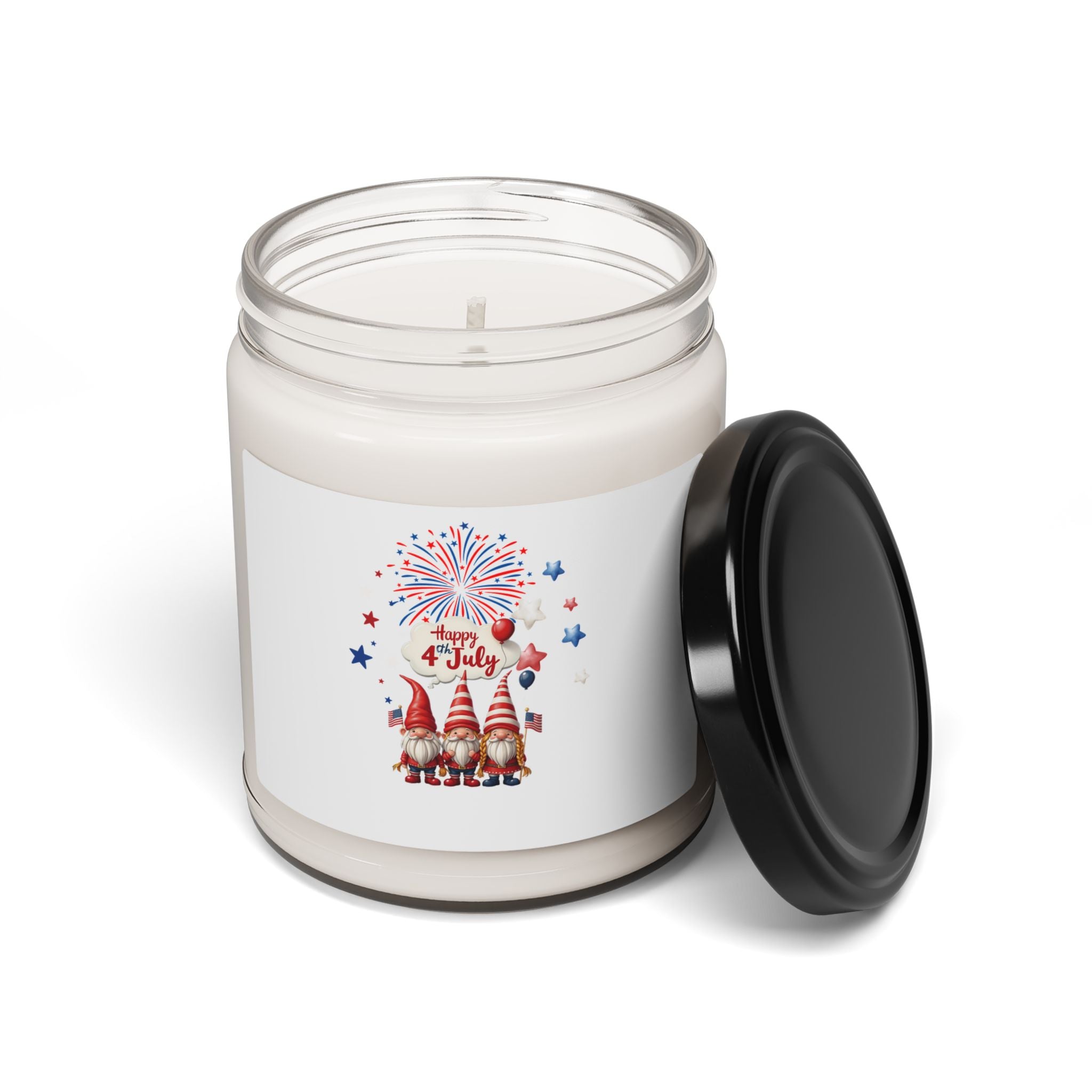 Gnome 4th of July  Scented Candle