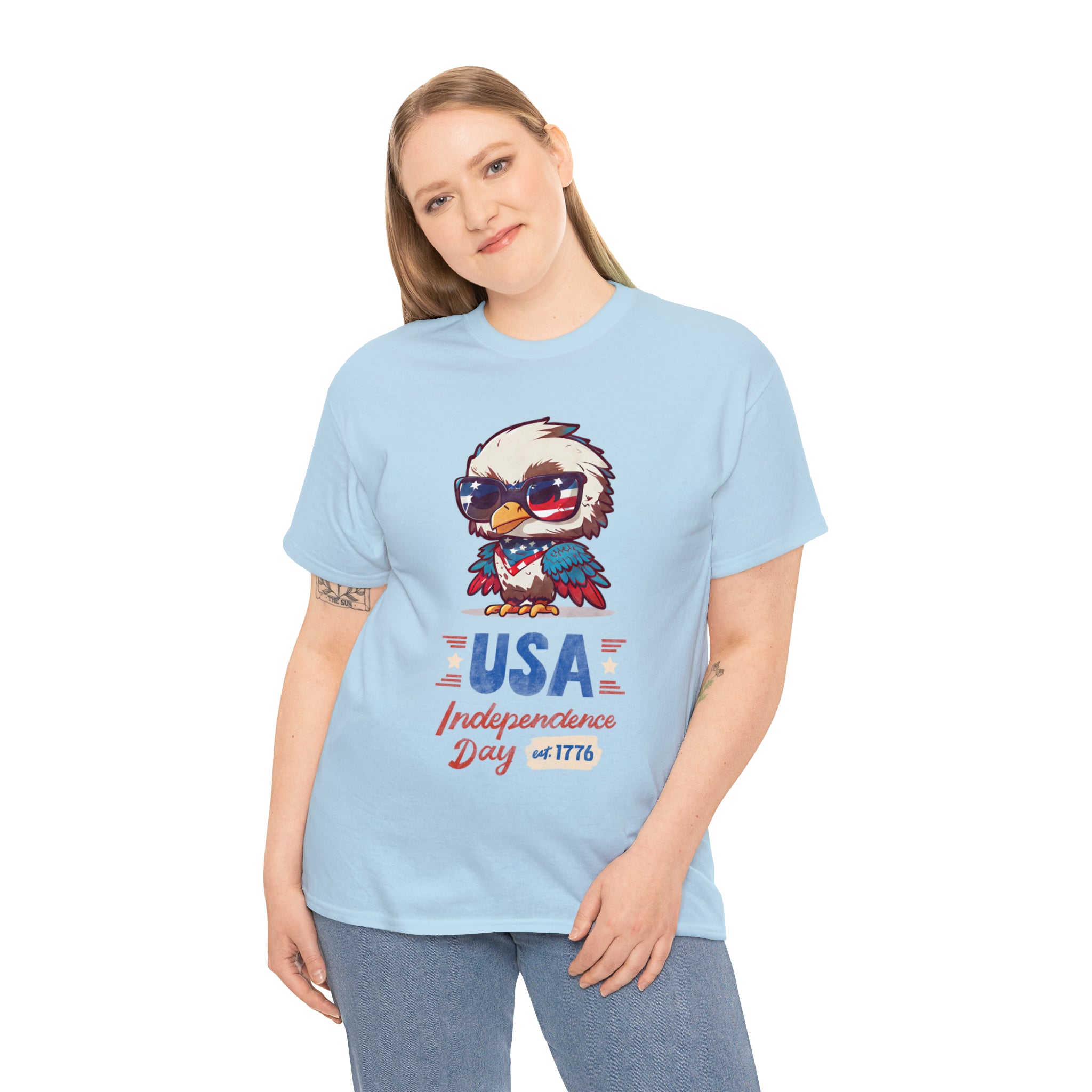 USA Independence Day Unisex Heavy Cotton Tee