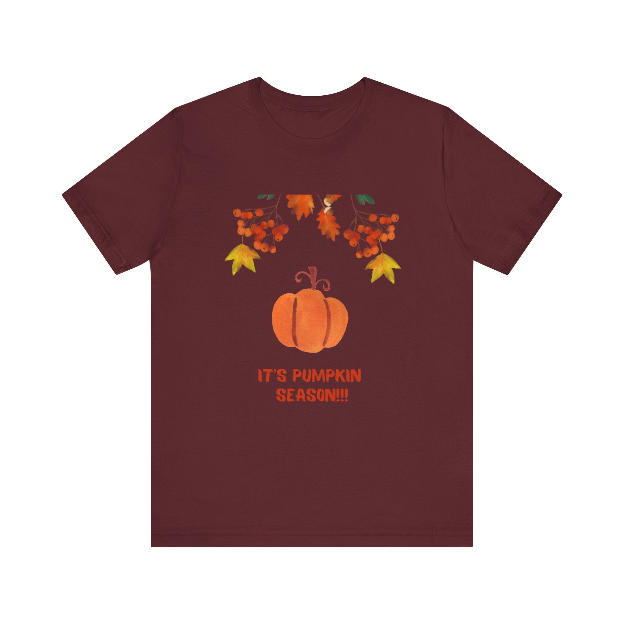 Pumpkin Season Unisex Jersey Short Sleeve Tee