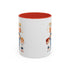 Team Dad Accent Coffee Mug