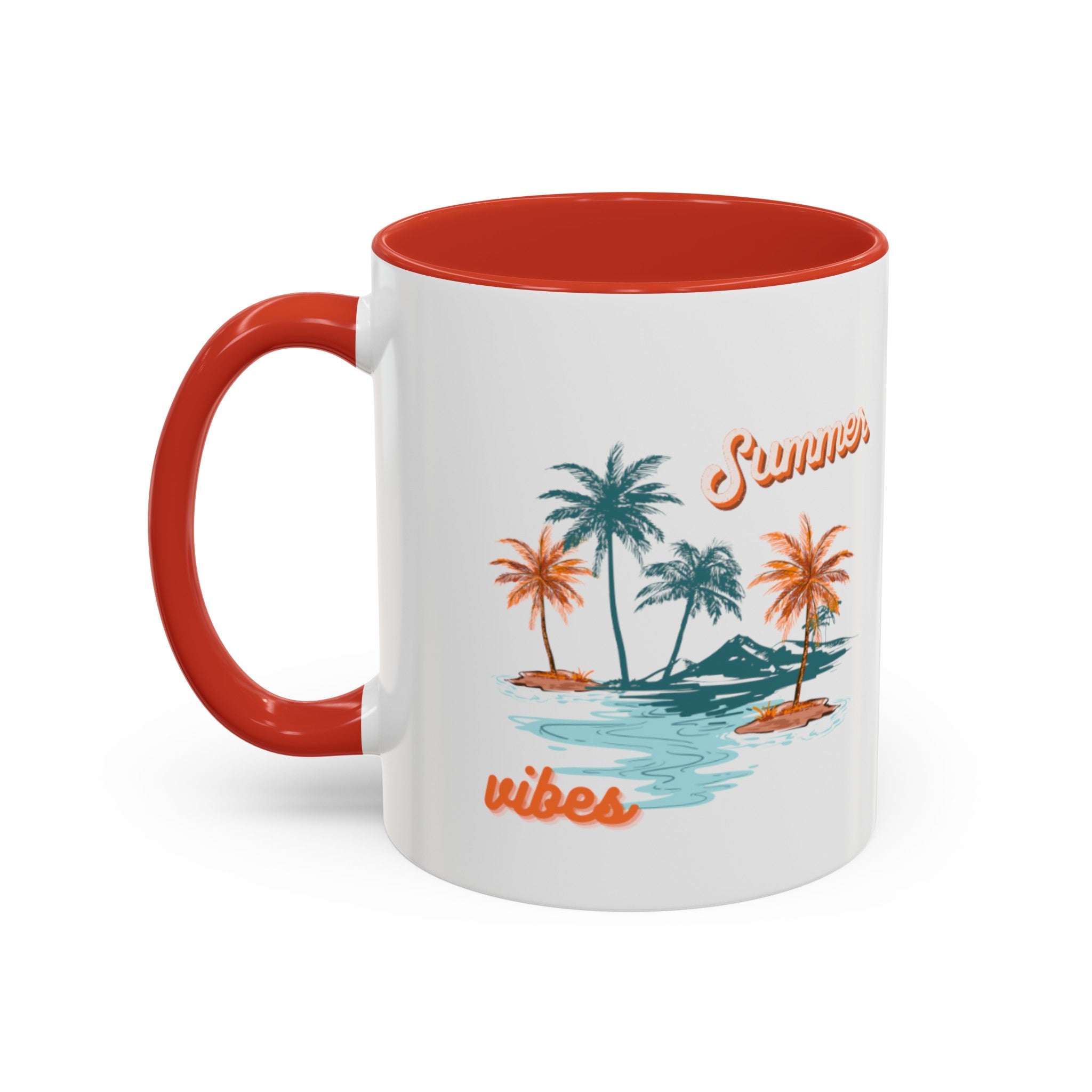 Summer Season Vibes Accent Coffee Mug (11, 15oz)