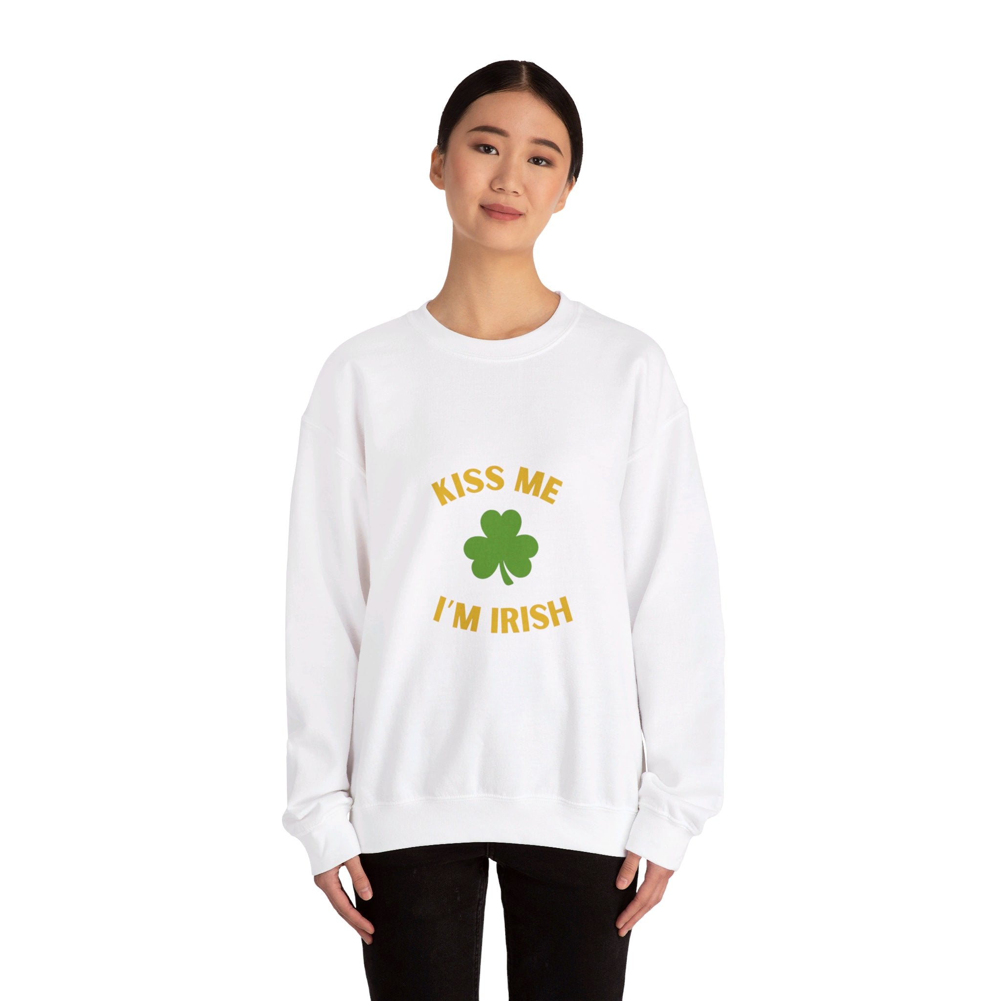Kiss Me I'm Irish Unisex Heavy Blend™ Crewneck Sweatshirt