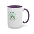 Kiss Me I'm Irish Cat  Accent Mug