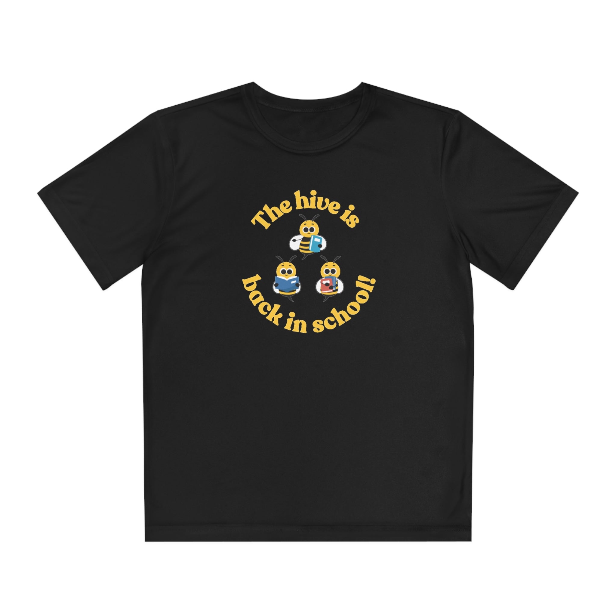 The Hive Is Back In School Youth Competitor Tee