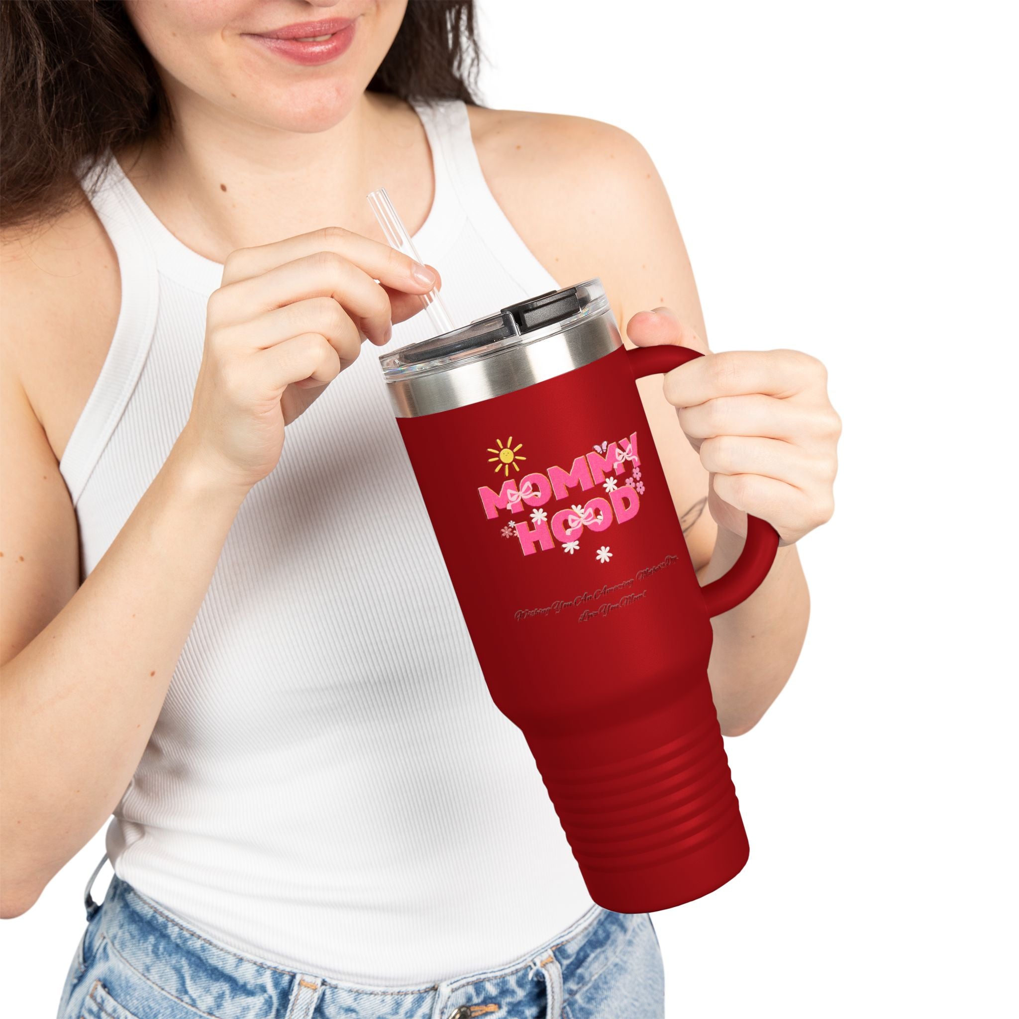Mommy Hood Insulated Travel Mug - 40oz