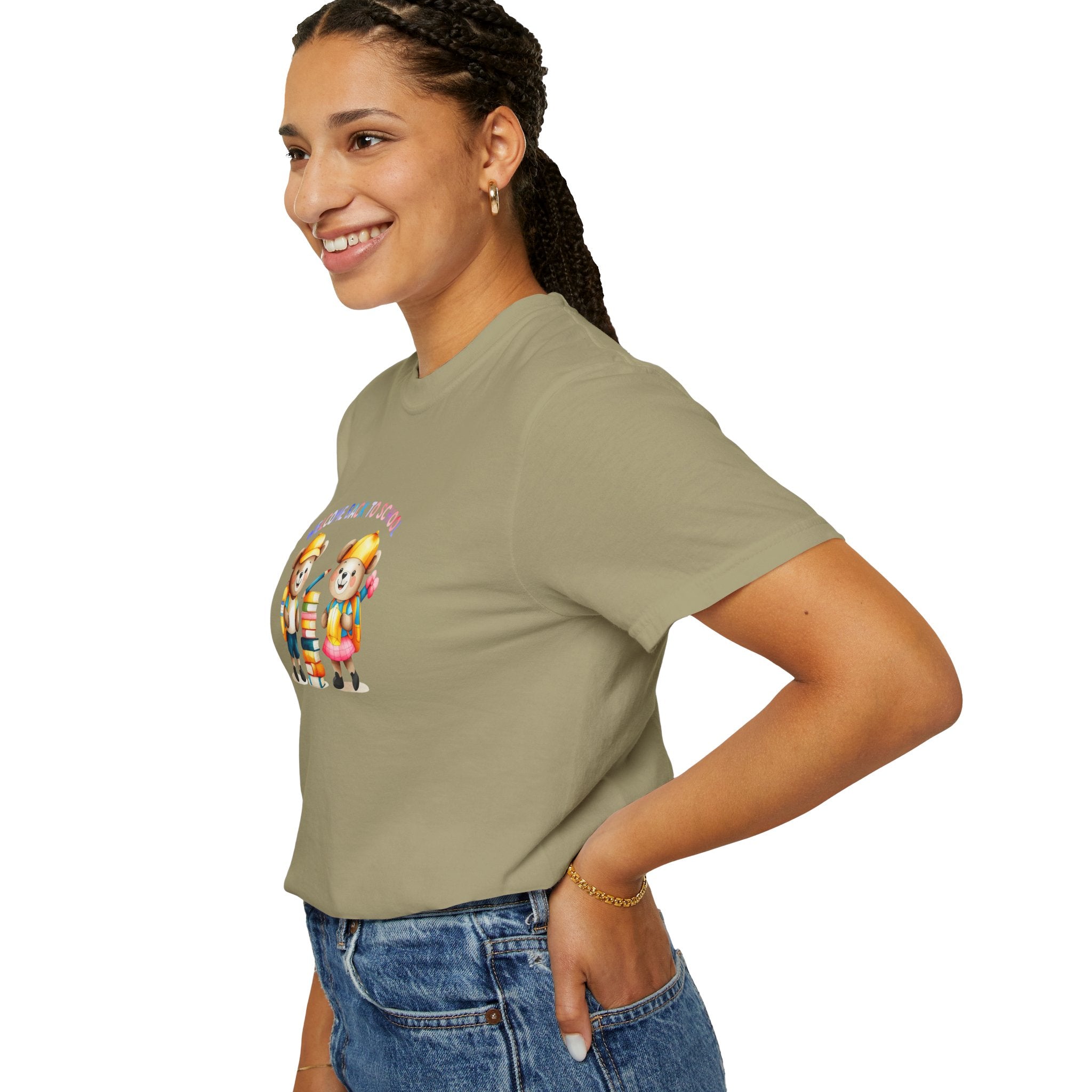 Welcome Back to School Unisex Garment-Dyed T-Shirt