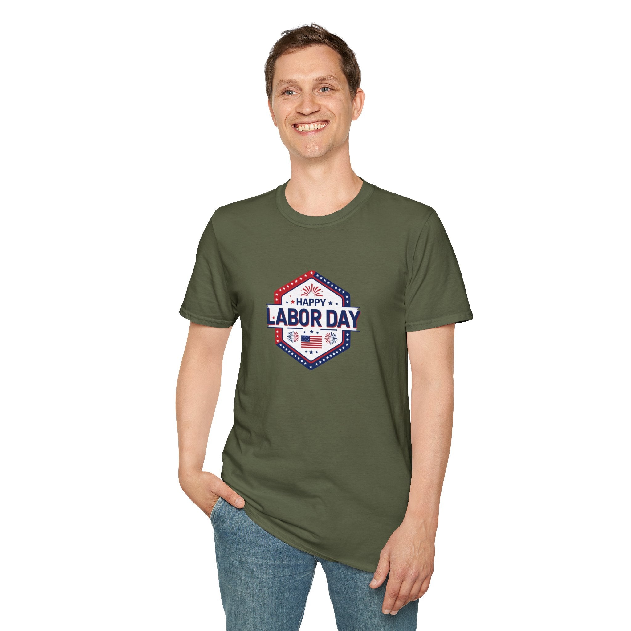 Celebrate Labor Day Unisex Softstyle T-Shirt