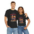 Happy 4th of July Teddy Bear Couple Unisex Heavy Cotton Tee