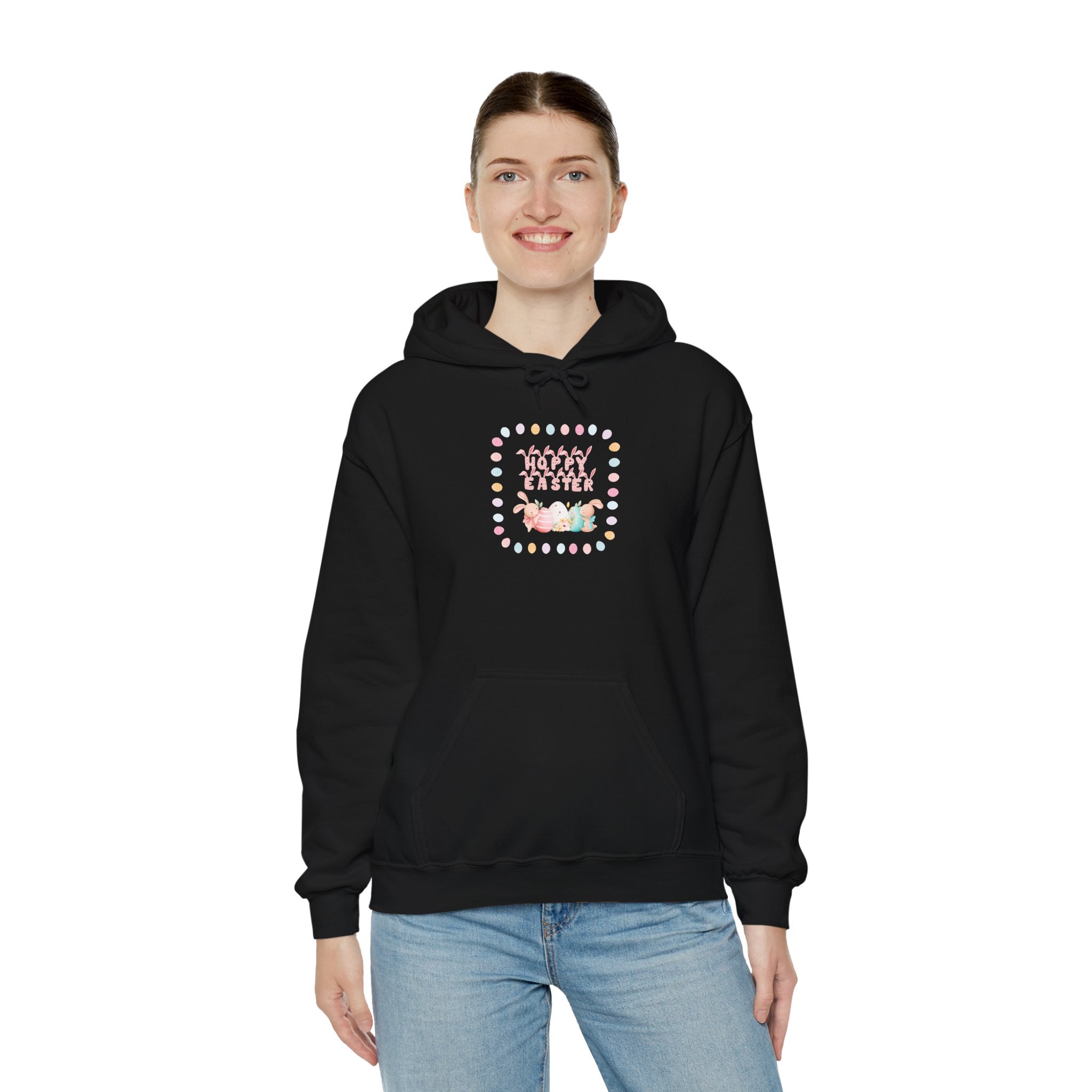 Hoppy Easter Hooded Sweatshirt – Unisex Heavy Blend™