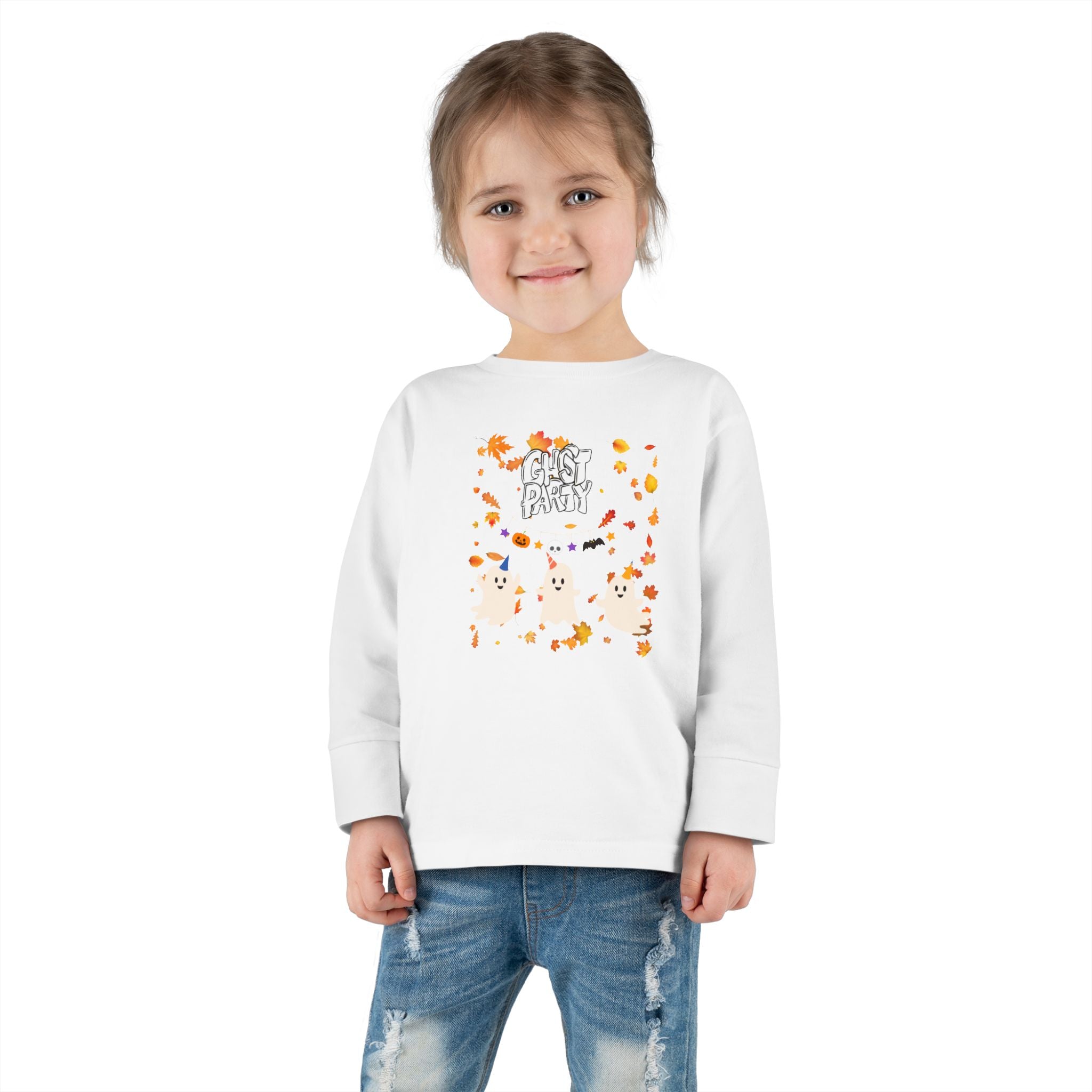 Ghost Party Toddler Long Sleeve Tee